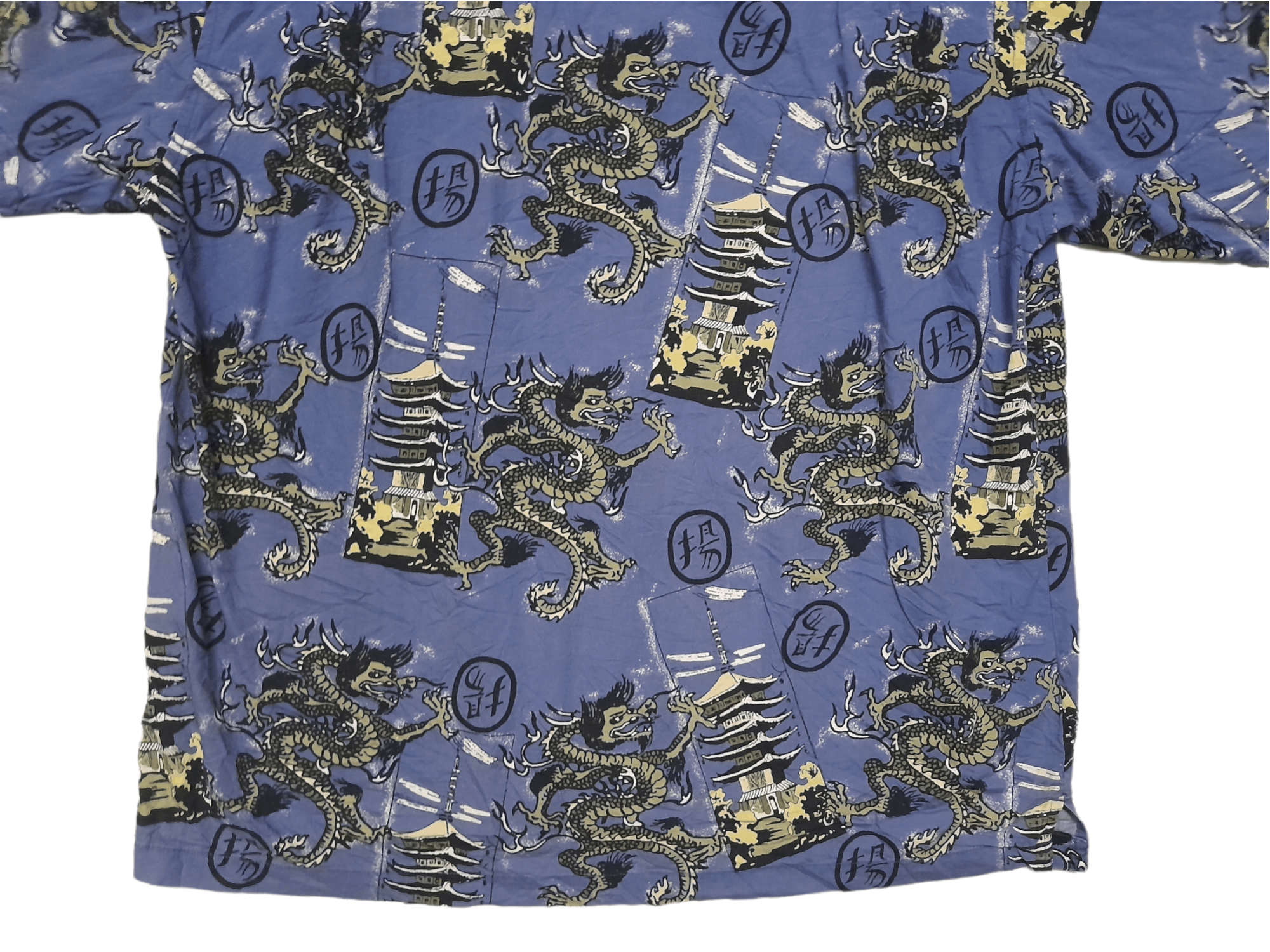Point Zero Point Zero RYU Dragons Shirt like Stussy (E201) Size US L / EU 52-54 / 3 - 9 Thumbnail