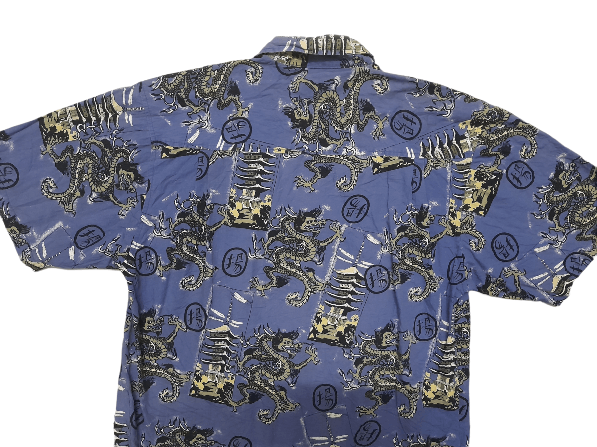 Point Zero Point Zero RYU Dragons Shirt like Stussy (E201) Size US L / EU 52-54 / 3 - 8 Thumbnail