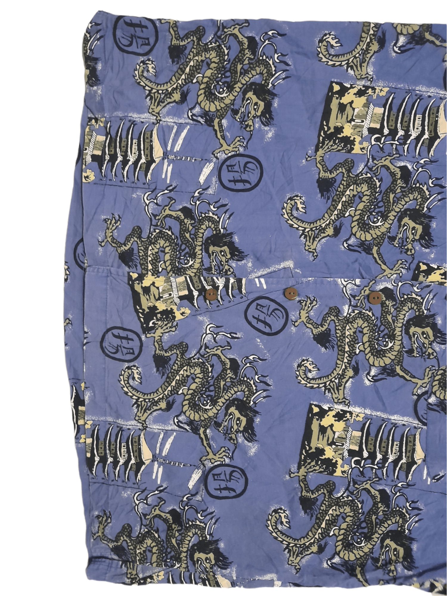 Point Zero Point Zero RYU Dragons Shirt like Stussy (E201) Size US L / EU 52-54 / 3 - 3 Thumbnail