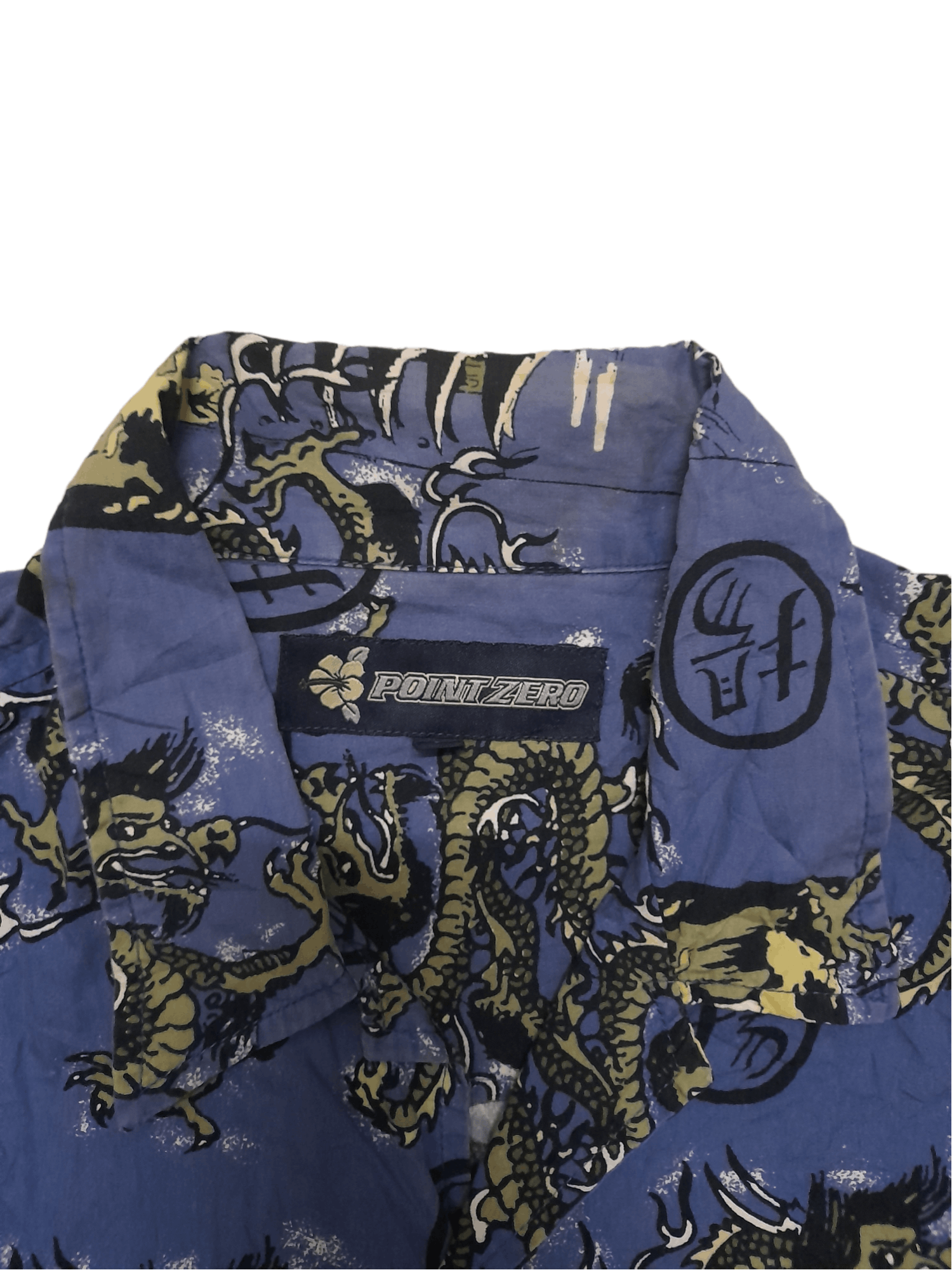 Point Zero Point Zero RYU Dragons Shirt like Stussy (E201) Size US L / EU 52-54 / 3 - 5 Thumbnail