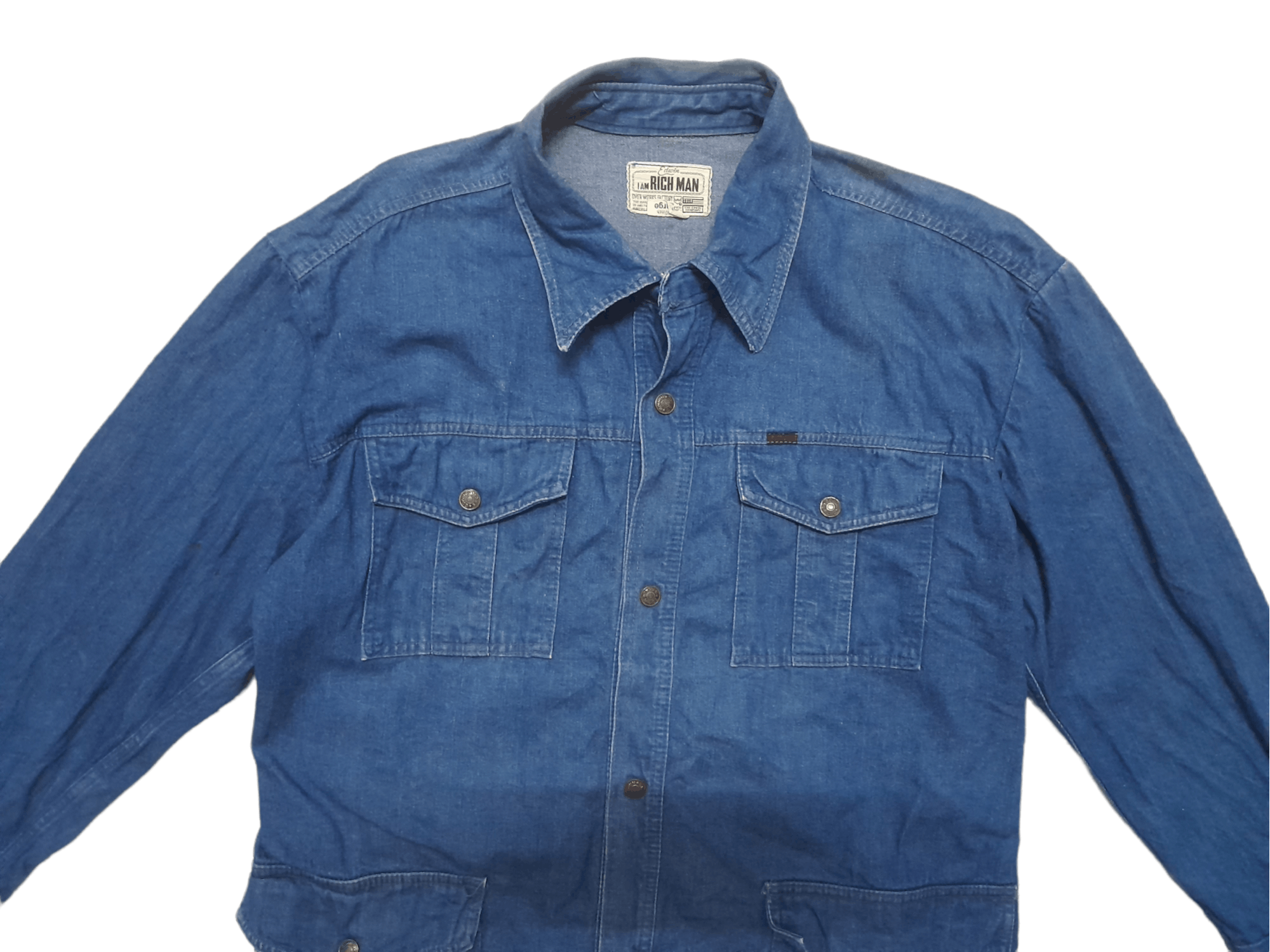 Edwin 80s Edwin I am Rich Denim Indigo Jacket (E230) Size US XL / EU 56 / 4 - 3 Thumbnail