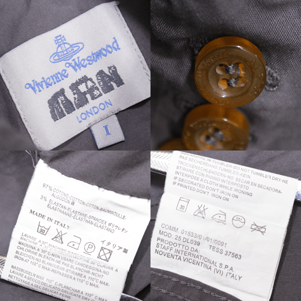 Vivienne Westwood Asymmetric Collar Logo Shirt Size US S / EU 44-46 / 1 - 8 Thumbnail