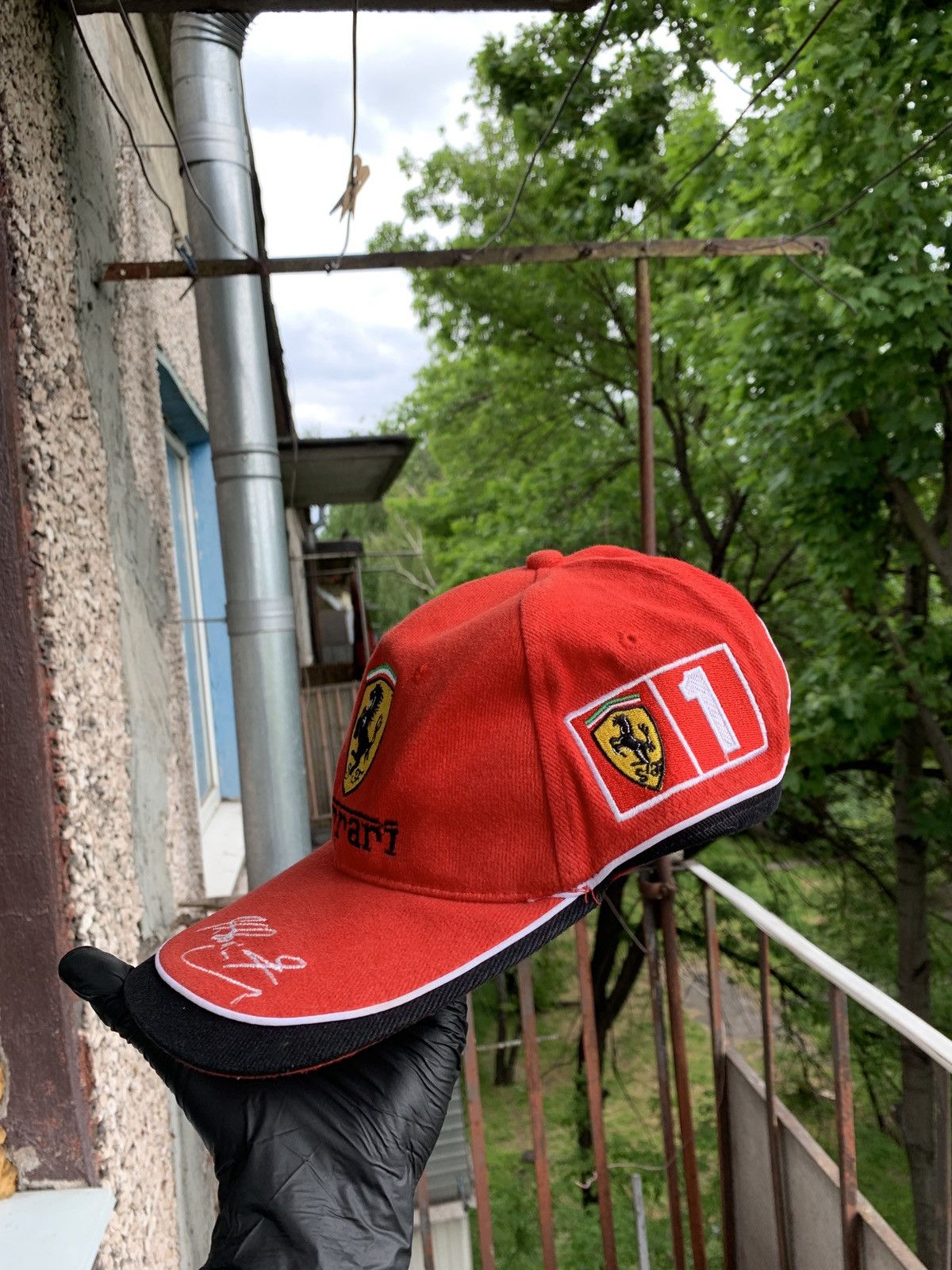 Ferrari Vintage Ferrari Michael Schumacher Formula 1 Red Cap Size ONE SIZE - 4 Thumbnail