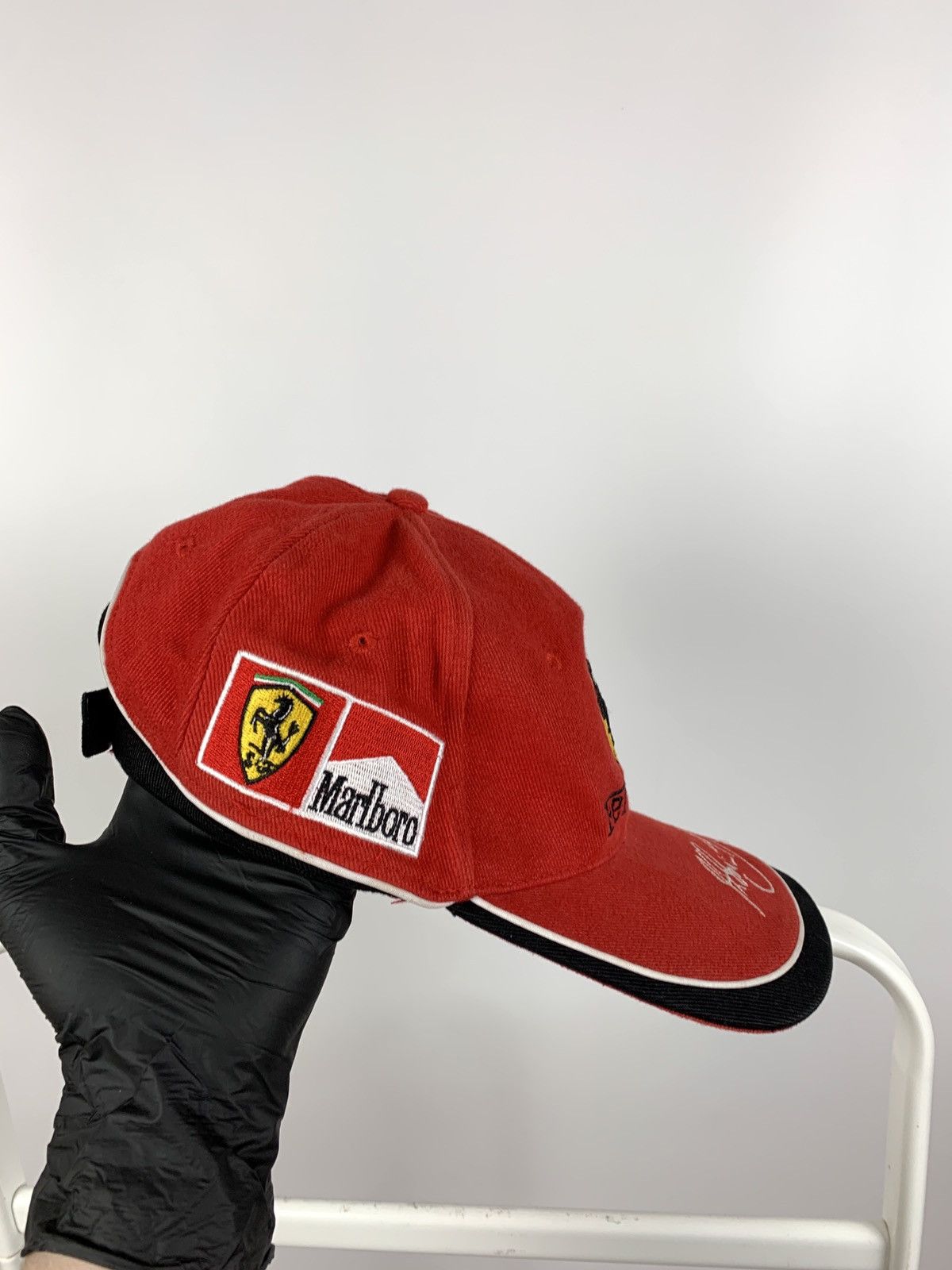 Ferrari Vintage Ferrari Michael Schumacher Formula 1 Red Cap Size ONE SIZE - 8 Thumbnail