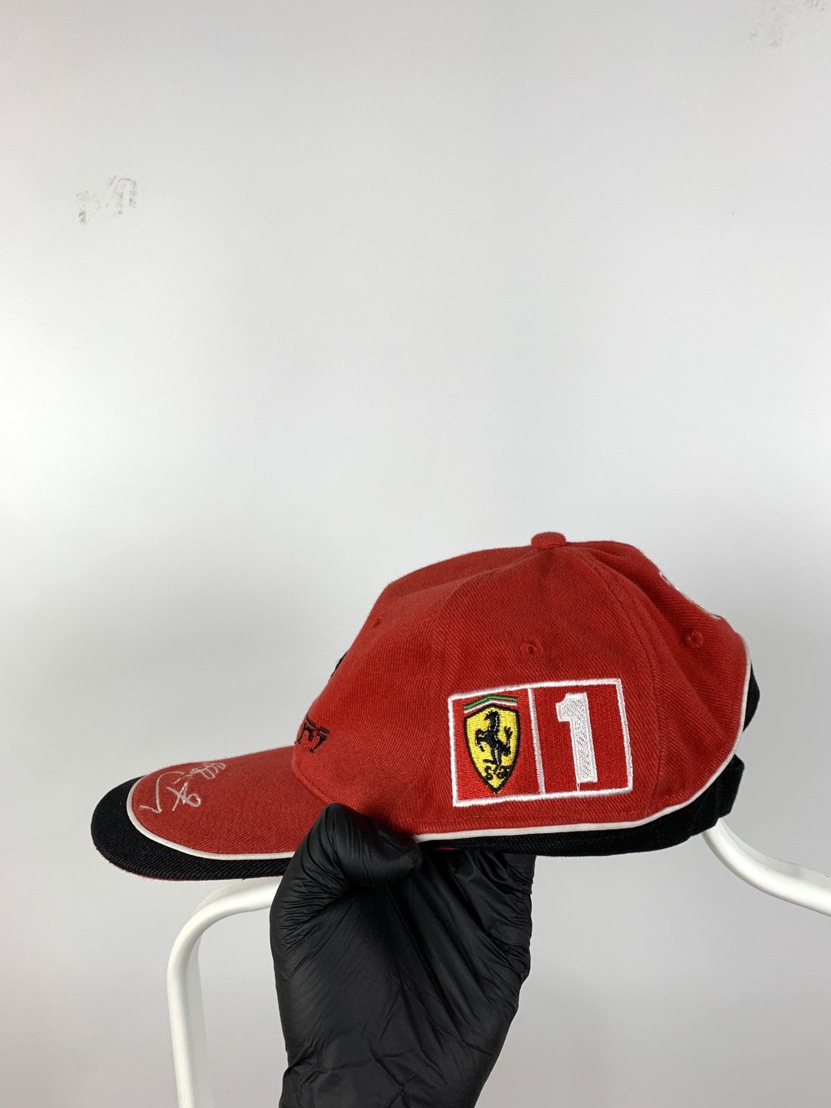 Ferrari Vintage Ferrari Michael Schumacher Formula 1 Red Cap Size ONE SIZE - 10 Thumbnail