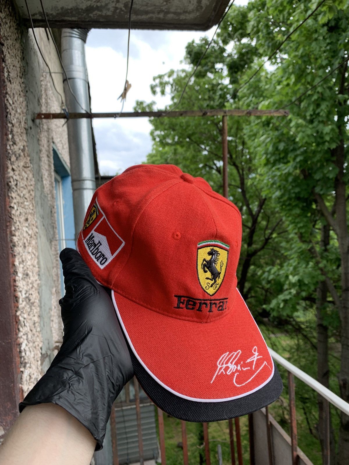 Ferrari Vintage Ferrari Michael Schumacher Formula 1 Red Cap Size ONE SIZE - 1 Thumbnail