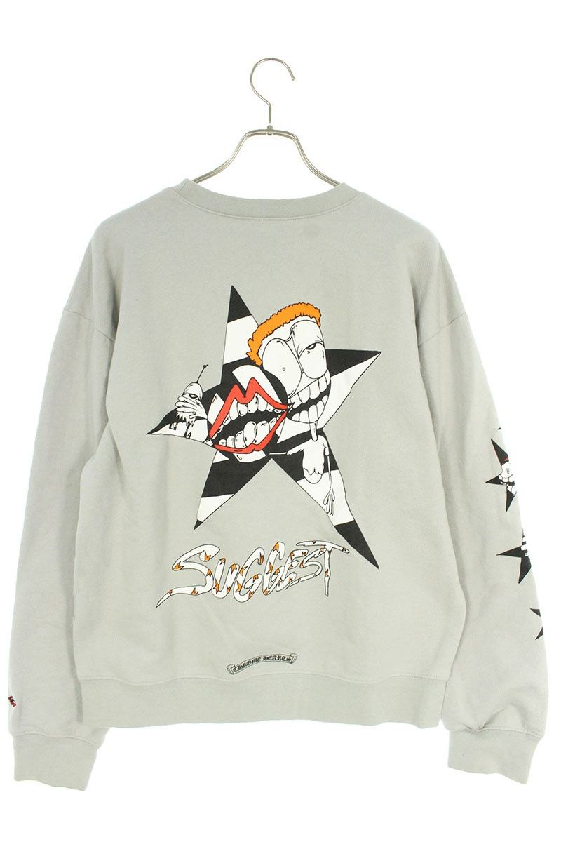 Pre-owned Chrome Hearts Matty Boy Crewneck Sweatshirt In Grey