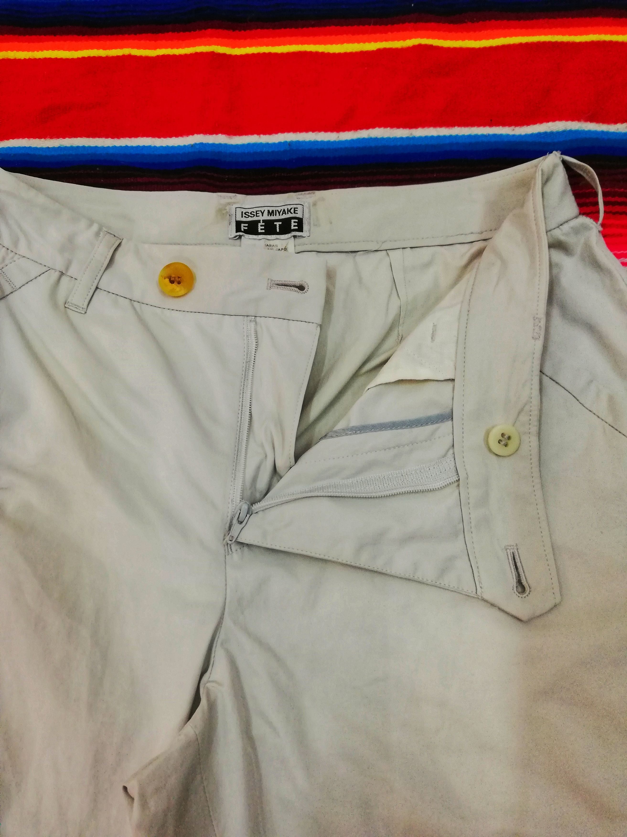Issey Miyake 🔥Issey Miyake FETE 🇯🇵 Straight Cut Nylon Trousers Pants Size US 28 / EU 44 - 8 Thumbnail