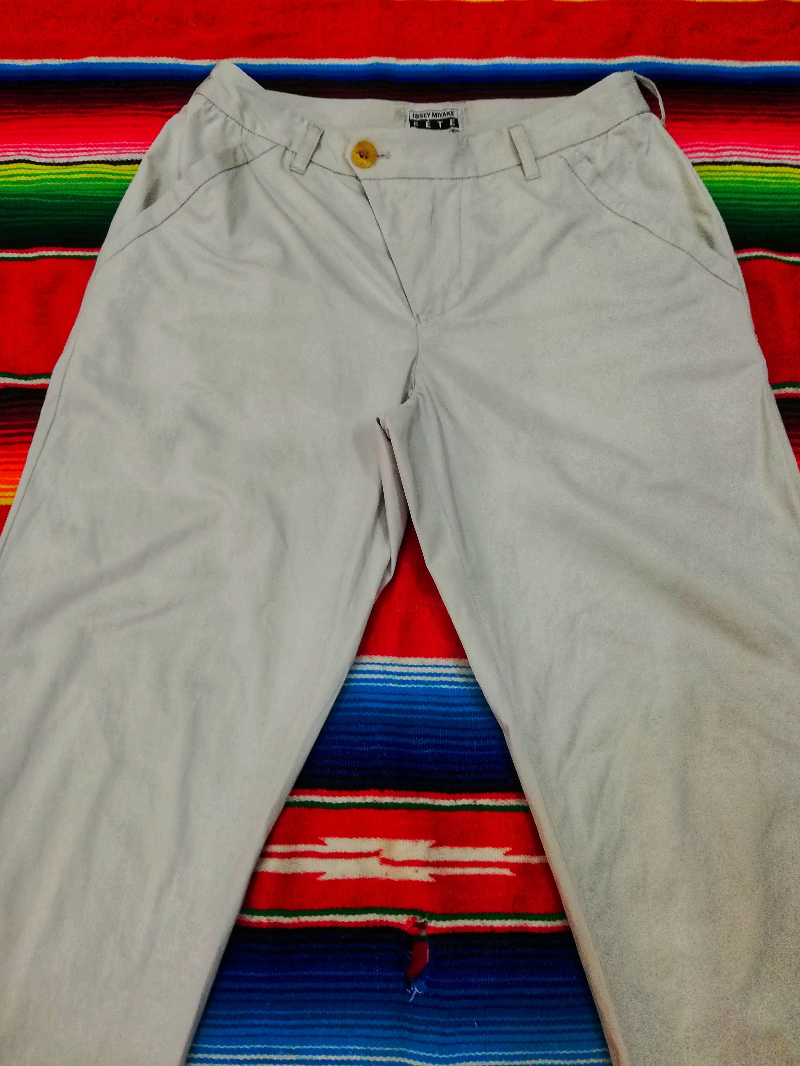 Issey Miyake 🔥Issey Miyake FETE 🇯🇵 Straight Cut Nylon Trousers Pants Size US 28 / EU 44 - 2 Thumbnail