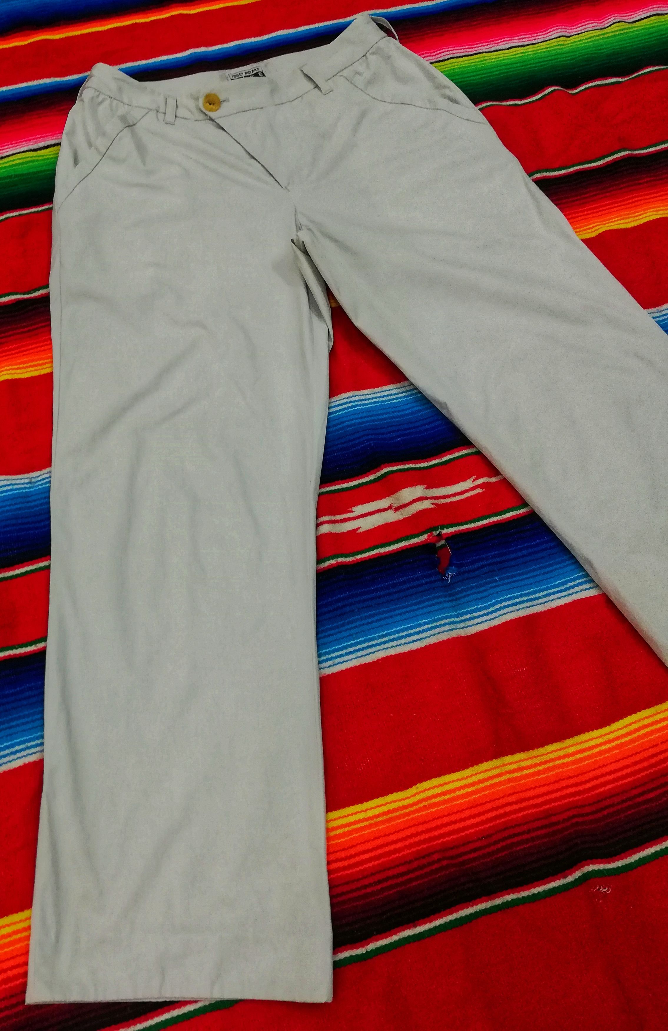 Issey Miyake 🔥Issey Miyake FETE 🇯🇵 Straight Cut Nylon Trousers Pants Size US 28 / EU 44 - 3 Thumbnail