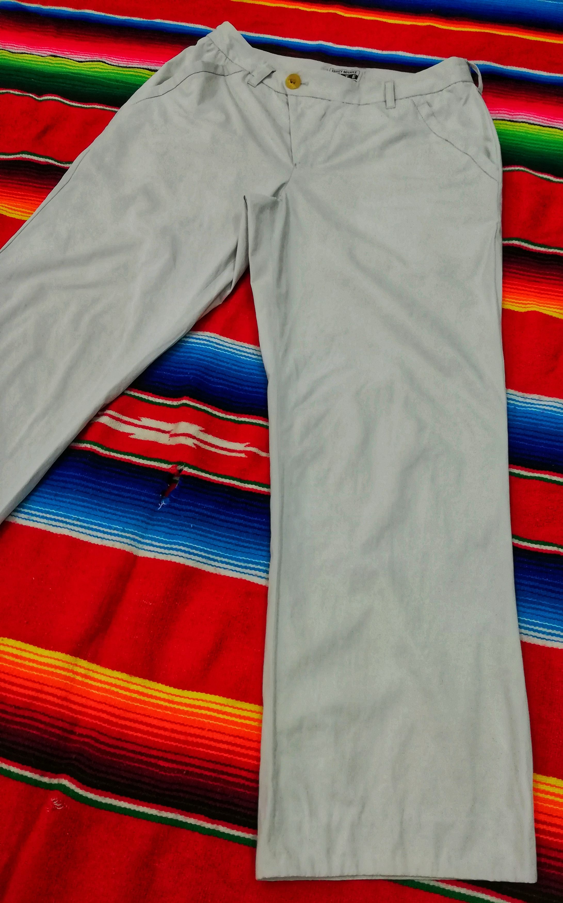 Issey Miyake 🔥Issey Miyake FETE 🇯🇵 Straight Cut Nylon Trousers Pants Size US 28 / EU 44 - 4 Thumbnail