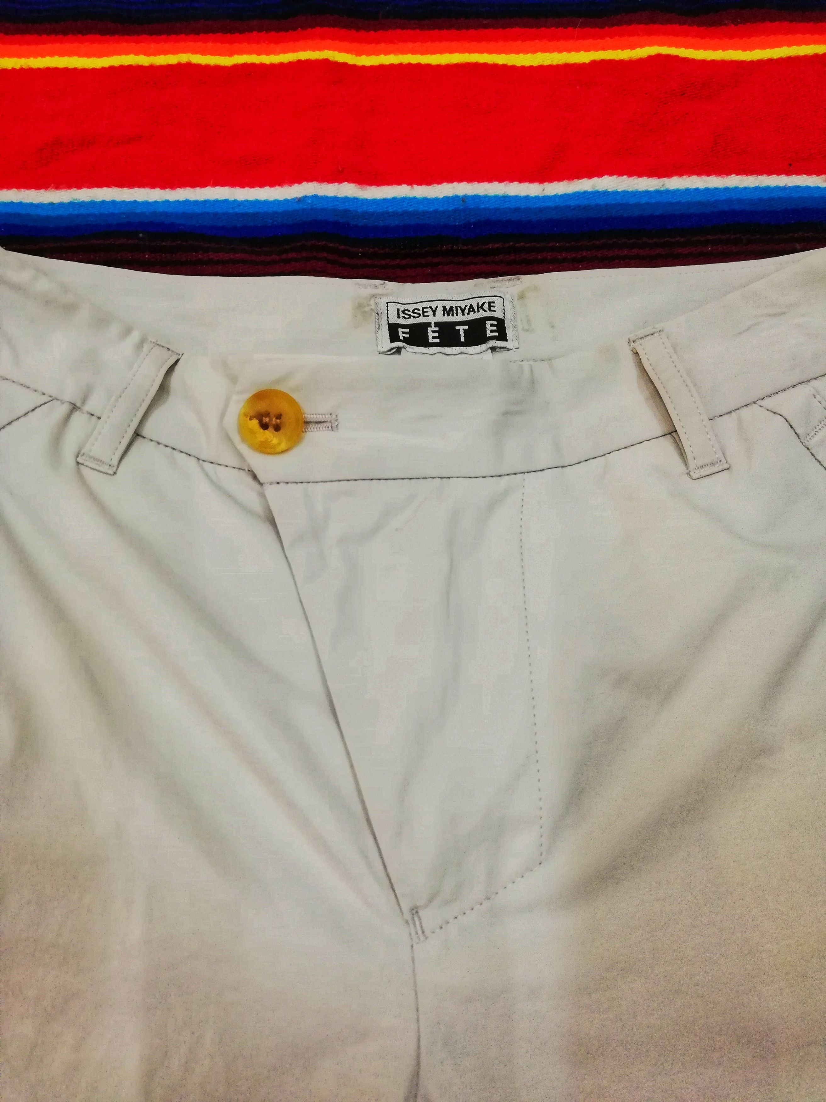 Issey Miyake 🔥Issey Miyake FETE 🇯🇵 Straight Cut Nylon Trousers Pants Size US 28 / EU 44 - 5 Thumbnail