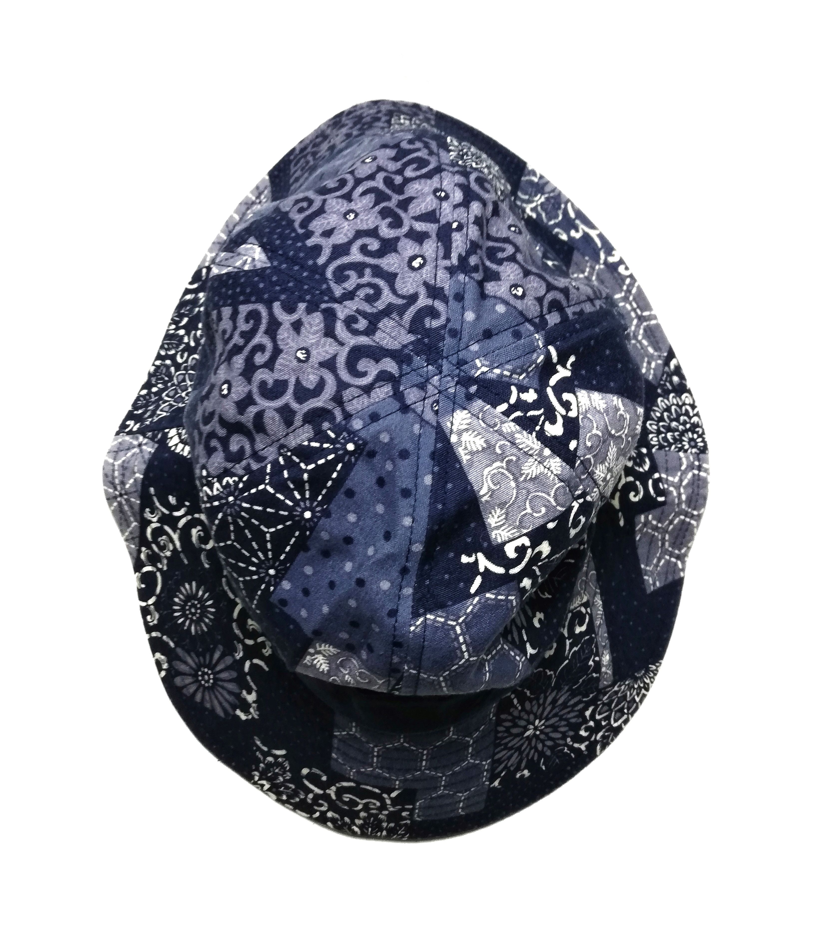 Art Comes First × Indigo × Japanese Brand 🔥DOPE! Design Iconic Style Visvim Kofu ICT Dome Bucket Hat Size ONE SIZE - 10 Thumbnail