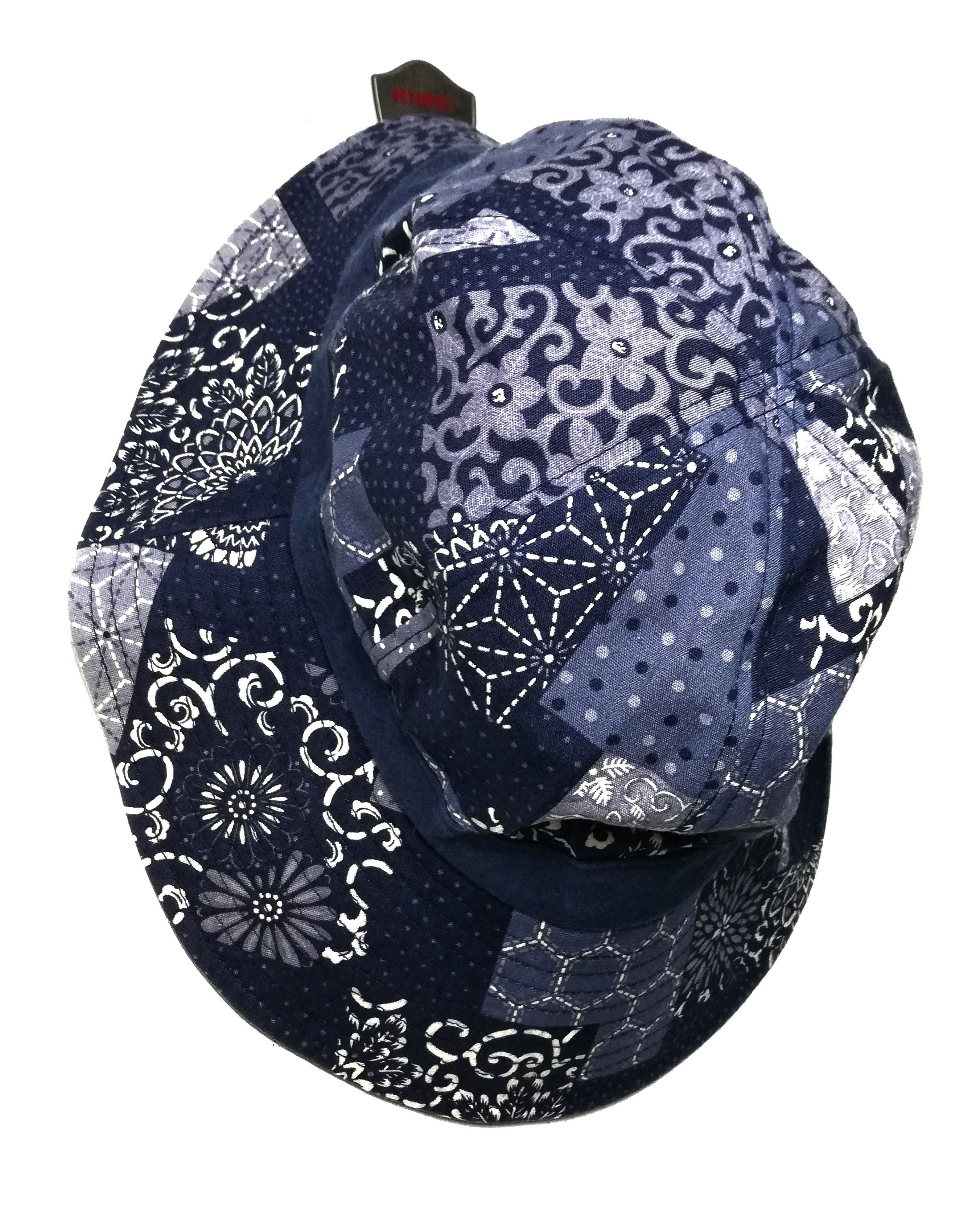 Art Comes First × Indigo × Japanese Brand 🔥DOPE! Design Iconic Style Visvim Kofu ICT Dome Bucket Hat Size ONE SIZE - 11 Thumbnail
