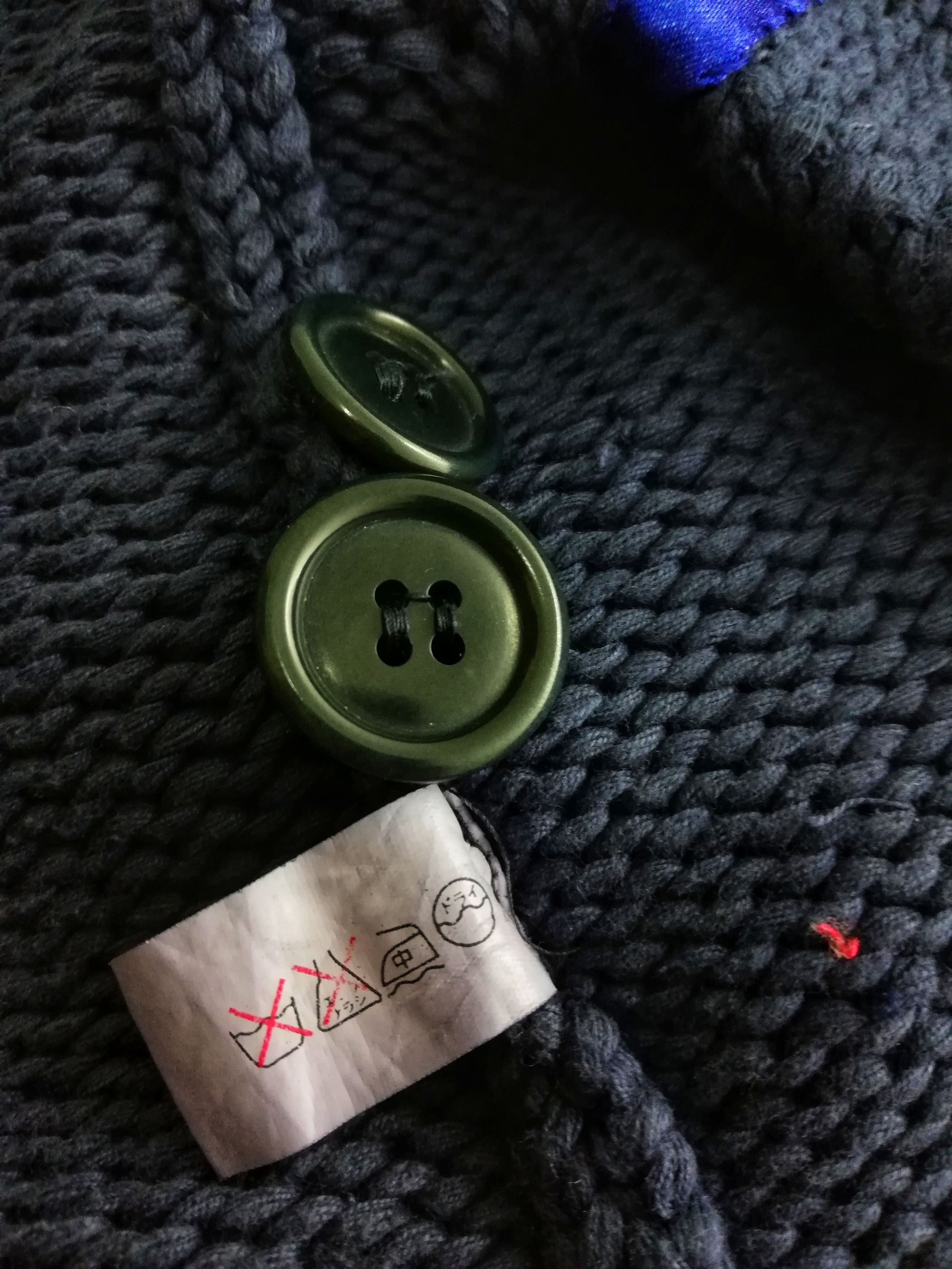 Blue Blue Japan × Japanese Brand 🔥Blue Blue Japan Knit Button Up Best Jacket Cotton🔥 Size US S / EU 44-46 / 1 - 6 Thumbnail