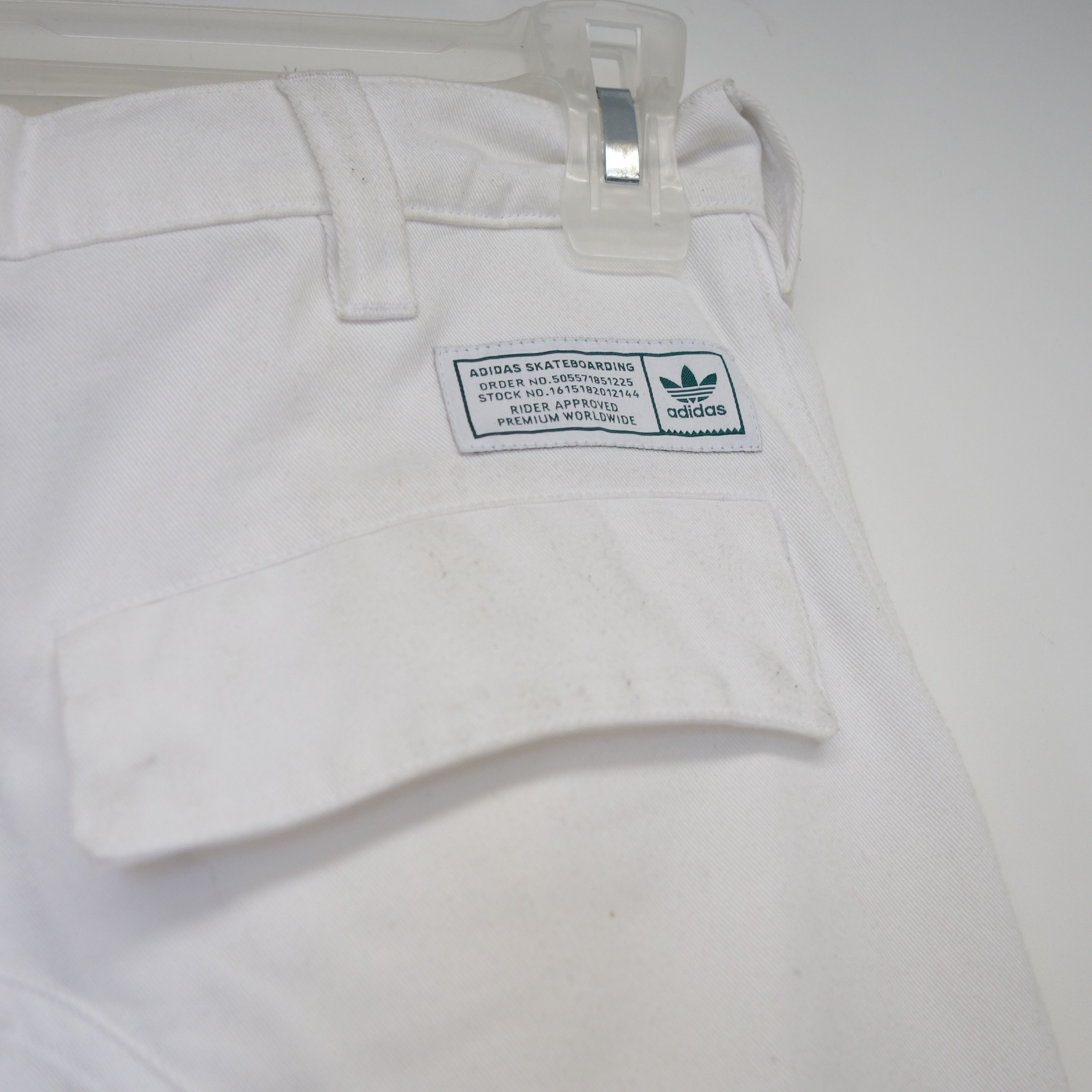 Adidas × Vintage Tyshawn Jones White Cargo Skate Streetwear Pants 28 x 32 Size US 28 / EU 44 - 3 Thumbnail