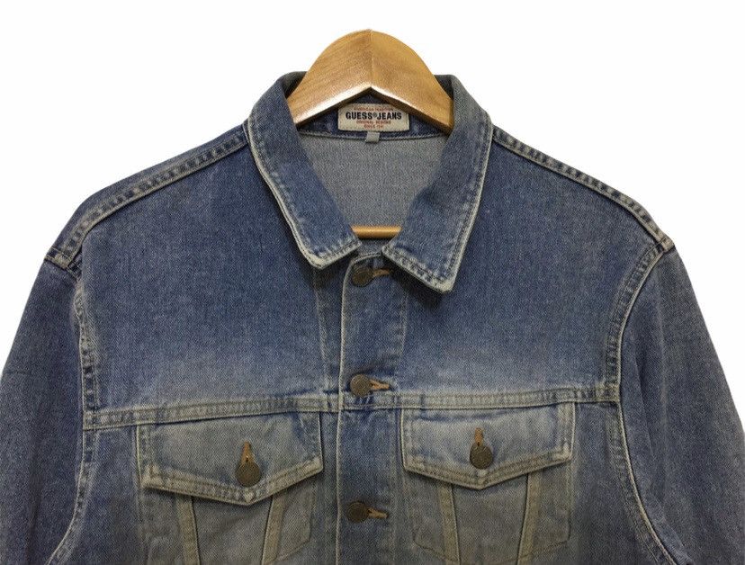 Guess 90's GUESS denim crop trucker jacket Size M / US 6-8 / IT 42-44 - 3 Thumbnail