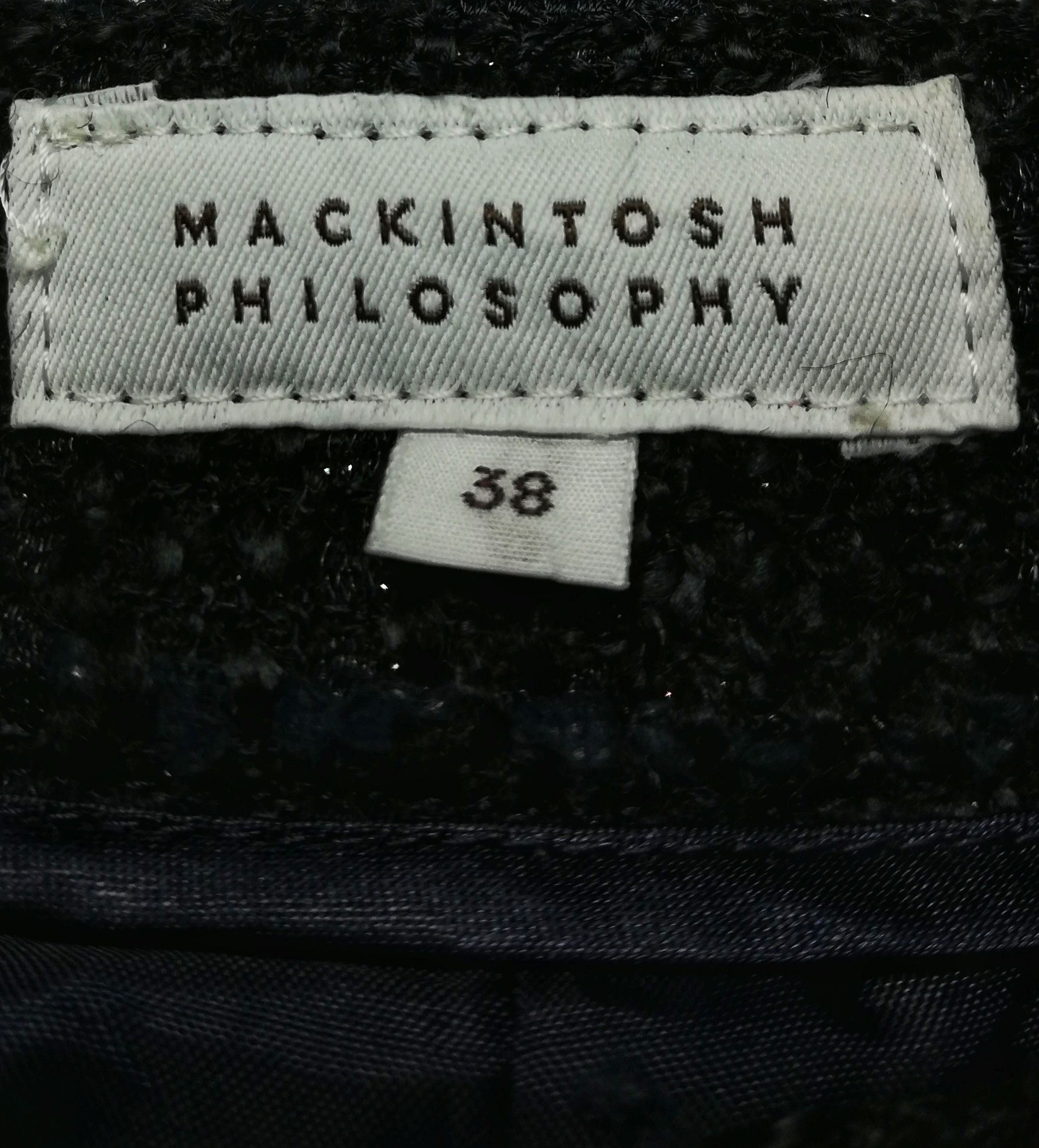 Designer × Mackintosh 🔥Mackintosh Philosophy Black Wool Casual Short Pants🔥 Size US 30 / EU 46 - 6 Thumbnail