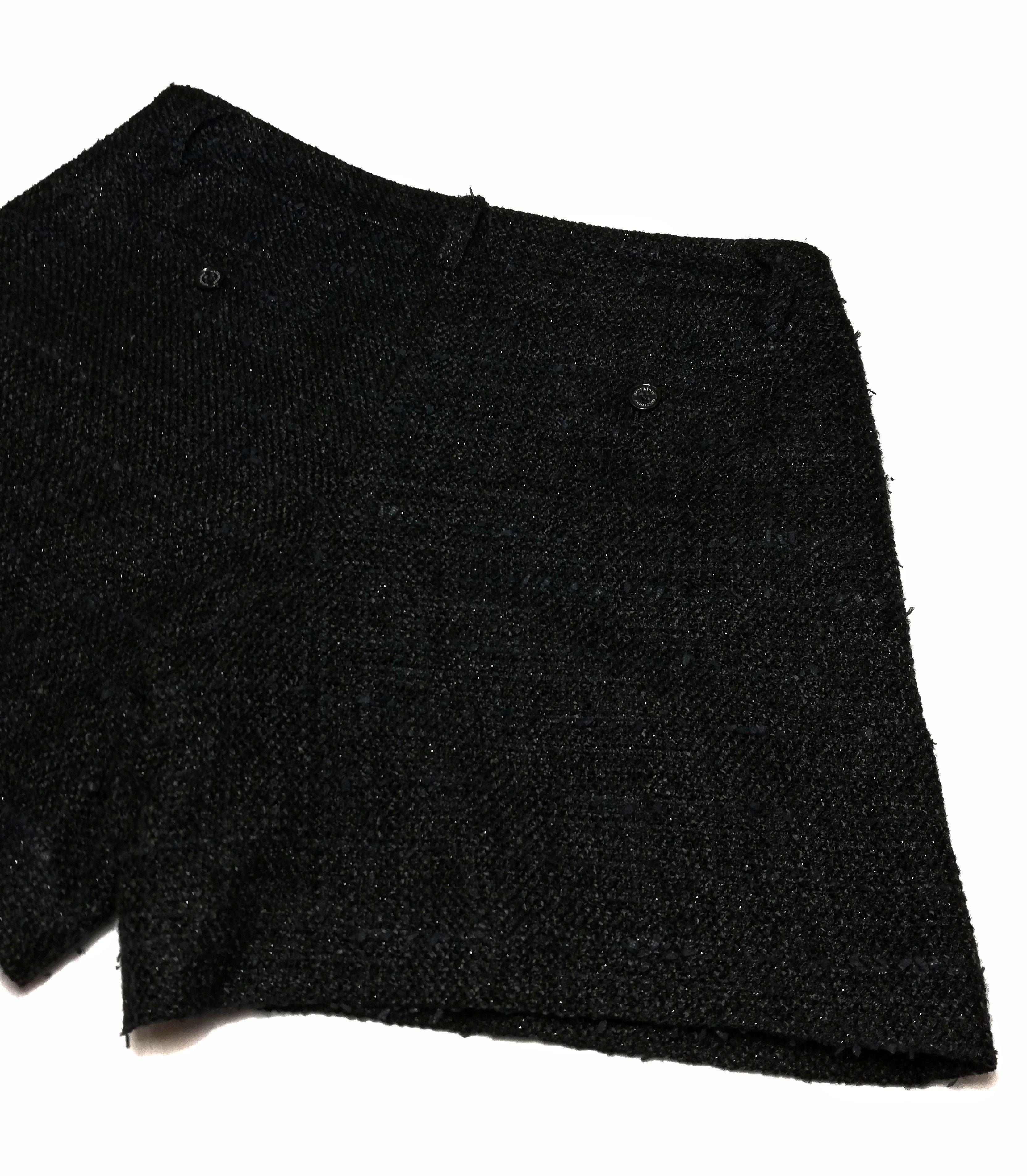 Designer × Mackintosh 🔥Mackintosh Philosophy Black Wool Casual Short Pants🔥 Size US 30 / EU 46 - 14 Thumbnail