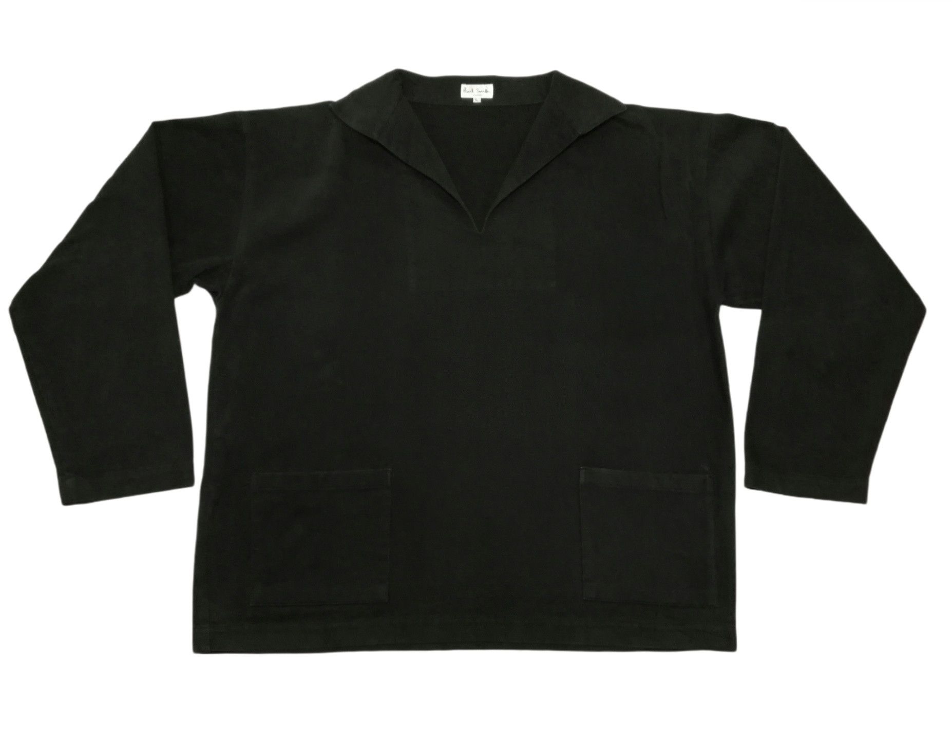 Paul Smith 🔥Fishermans Smock Pullover Navy Design Draw String🔥 Size US L / EU 52-54 / 3 - 1 Thumbnail