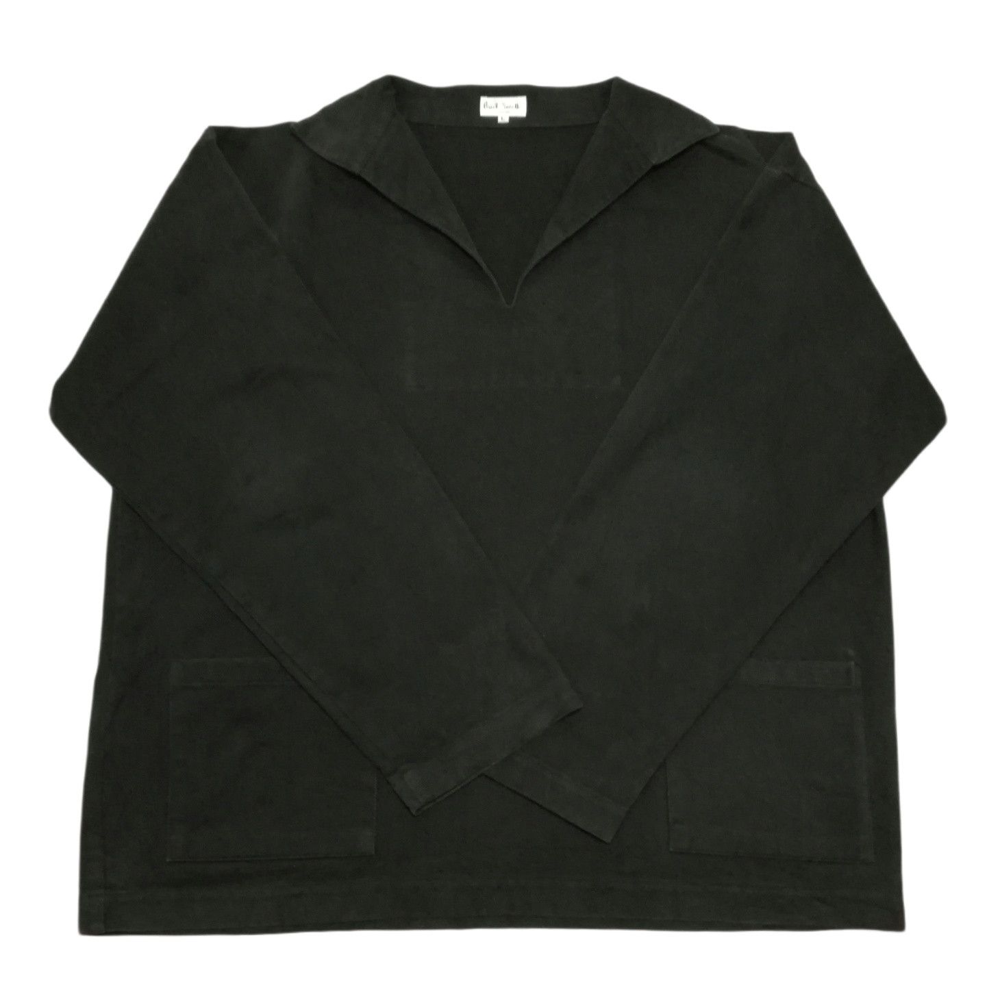 Paul Smith 🔥Fishermans Smock Pullover Navy Design Draw String🔥 Size US L / EU 52-54 / 3 - 5 Thumbnail