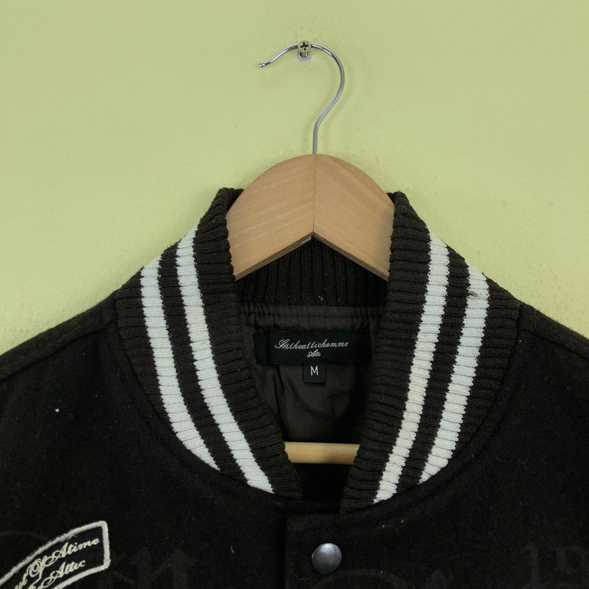 In The Attic ❌LAST DROP❌Leather Varsity Jacket In The Attic Punk Design Size US M / EU 48-50 / 2 - 8 Thumbnail
