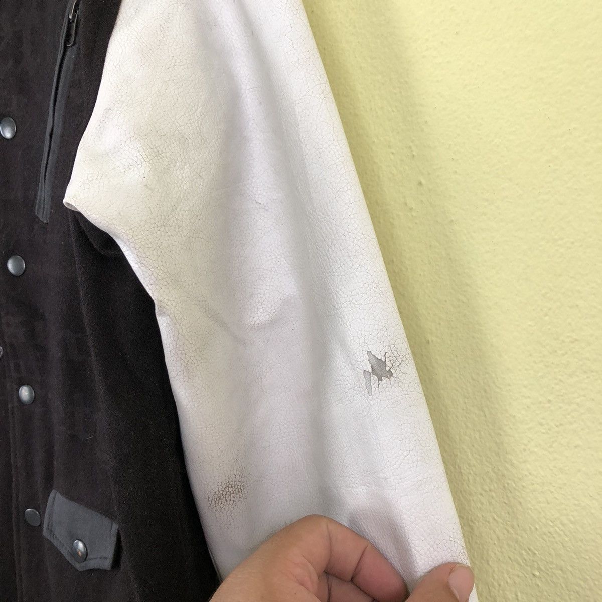 In The Attic ❌LAST DROP❌Leather Varsity Jacket In The Attic Punk Design Size US M / EU 48-50 / 2 - 7 Thumbnail