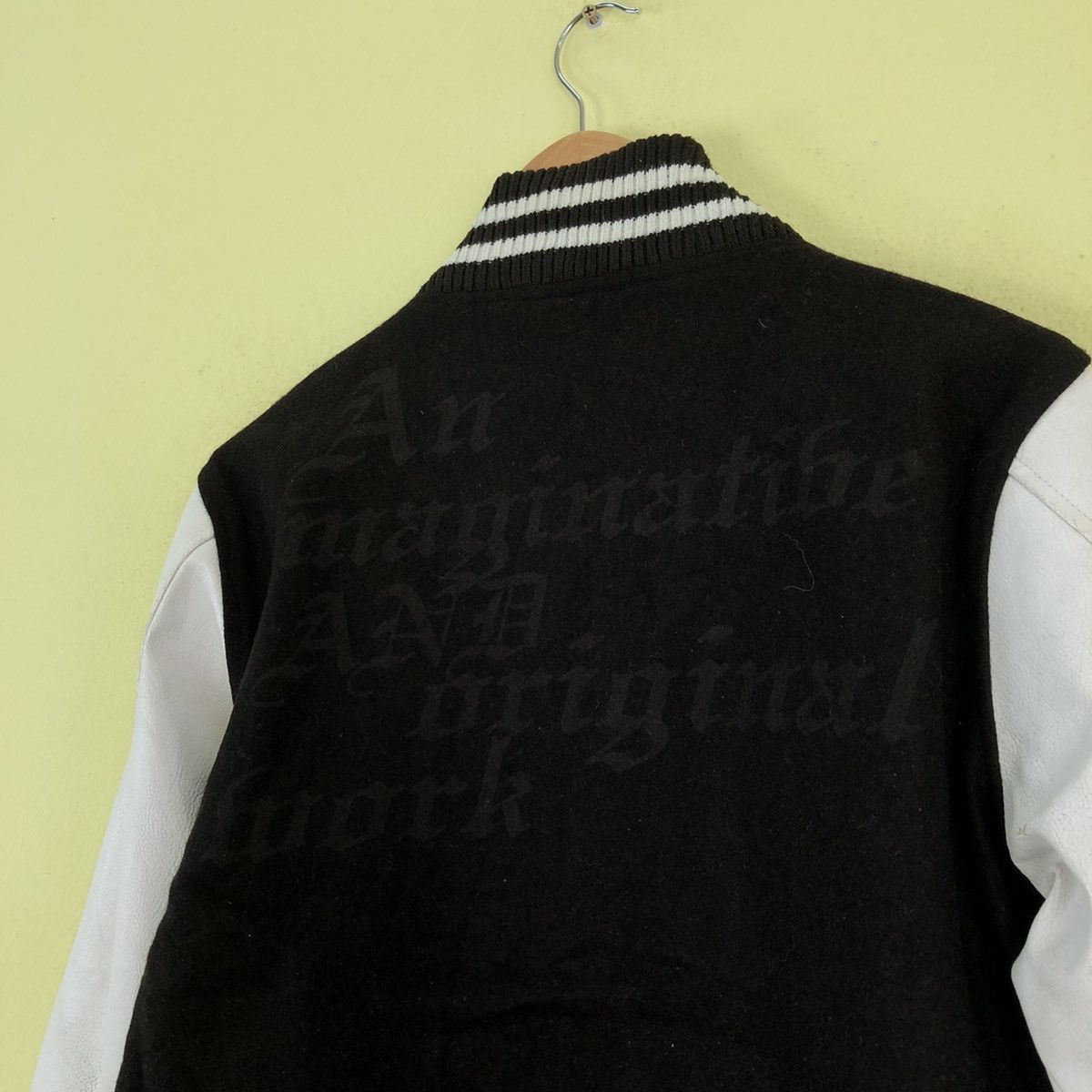 In The Attic ❌LAST DROP❌Leather Varsity Jacket In The Attic Punk Design Size US M / EU 48-50 / 2 - 9 Thumbnail