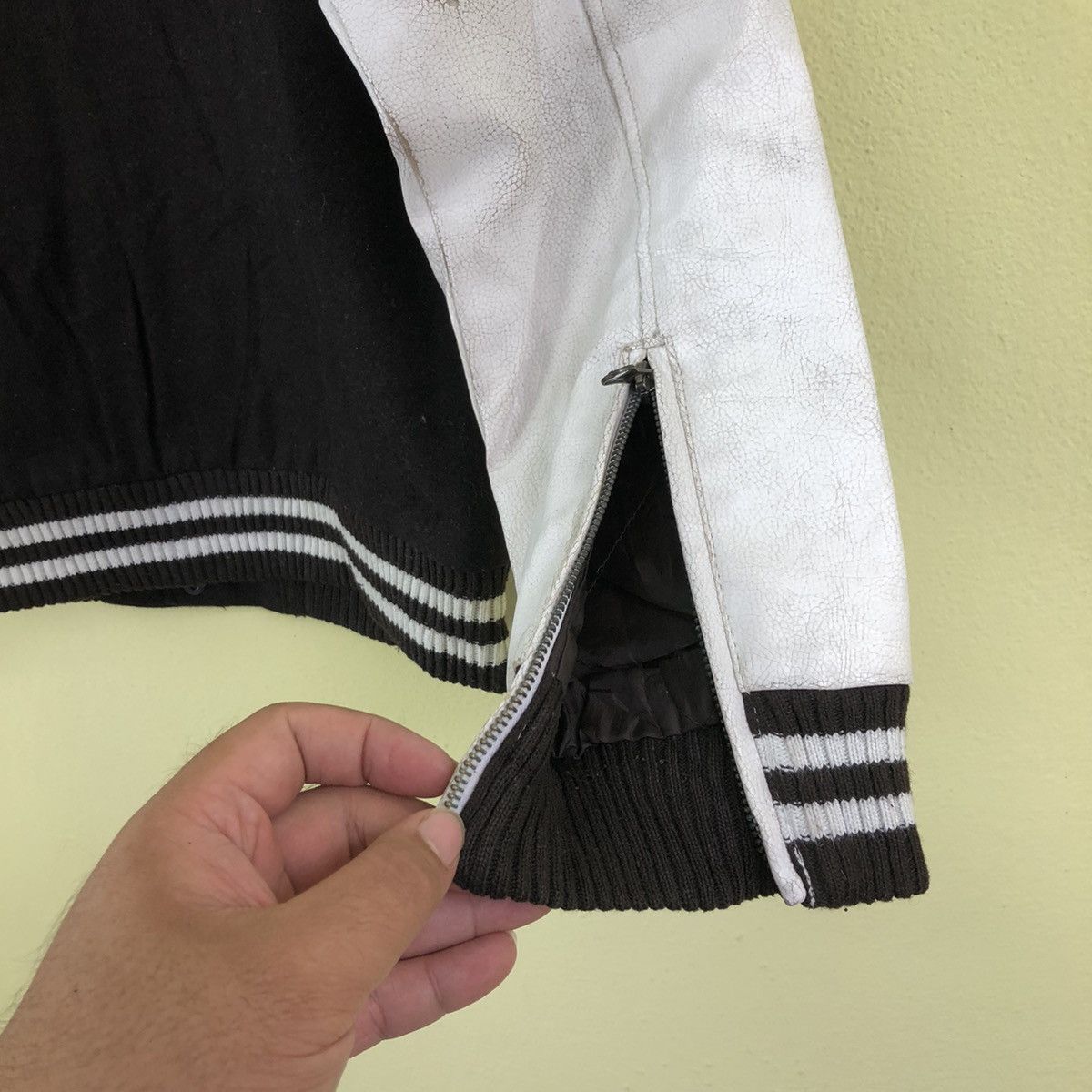 In The Attic ❌LAST DROP❌Leather Varsity Jacket In The Attic Punk Design Size US M / EU 48-50 / 2 - 11 Thumbnail