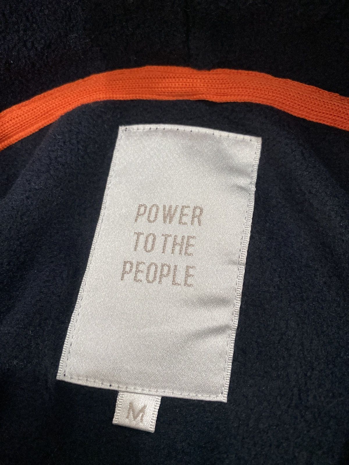 Japanese Brand Power to the people fleece hoodies nice design Size US M / EU 48-50 / 2 - 6 Thumbnail