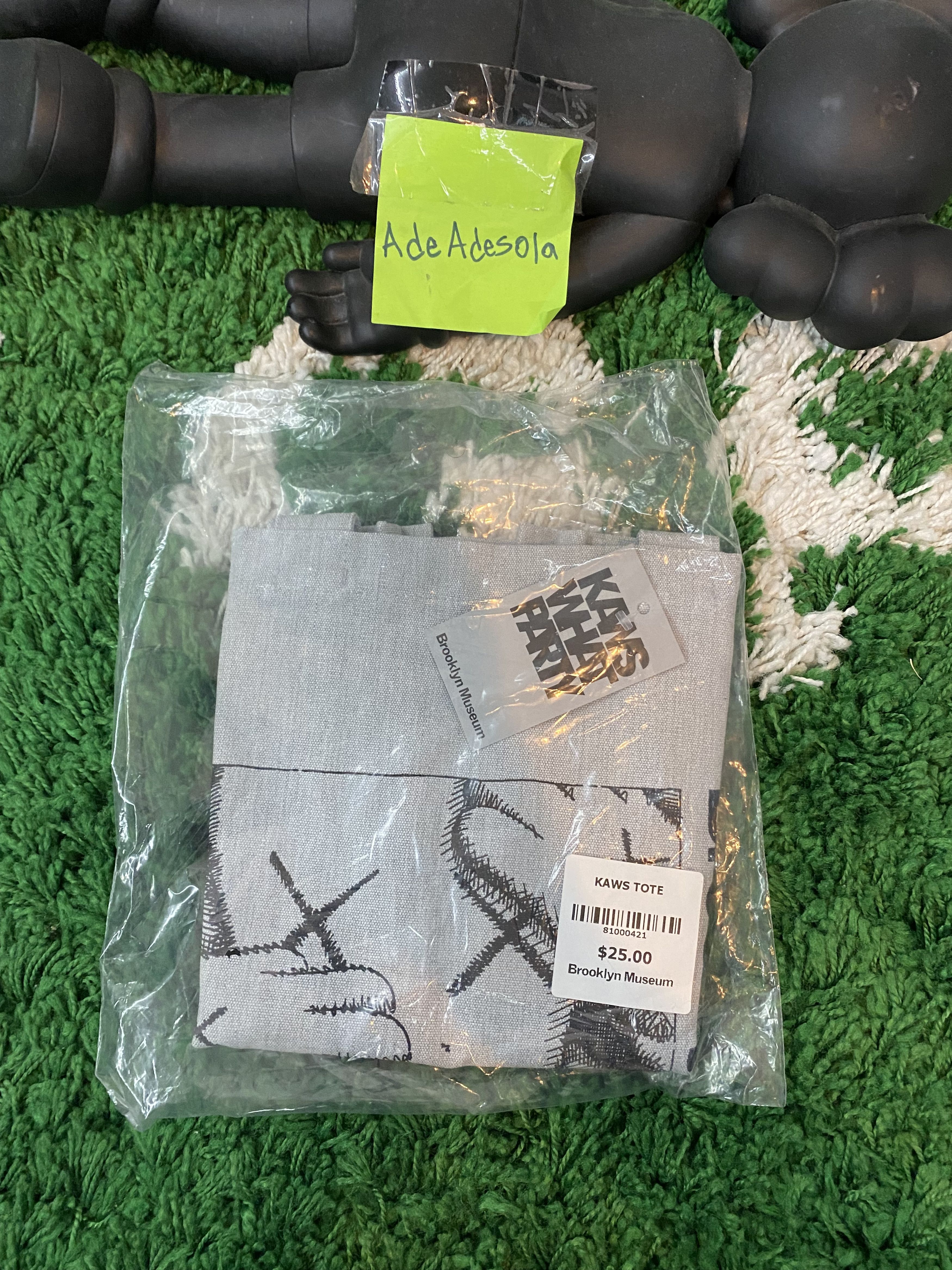 Kaws Tote (Grey) Size ONE SIZE - 3 Thumbnail