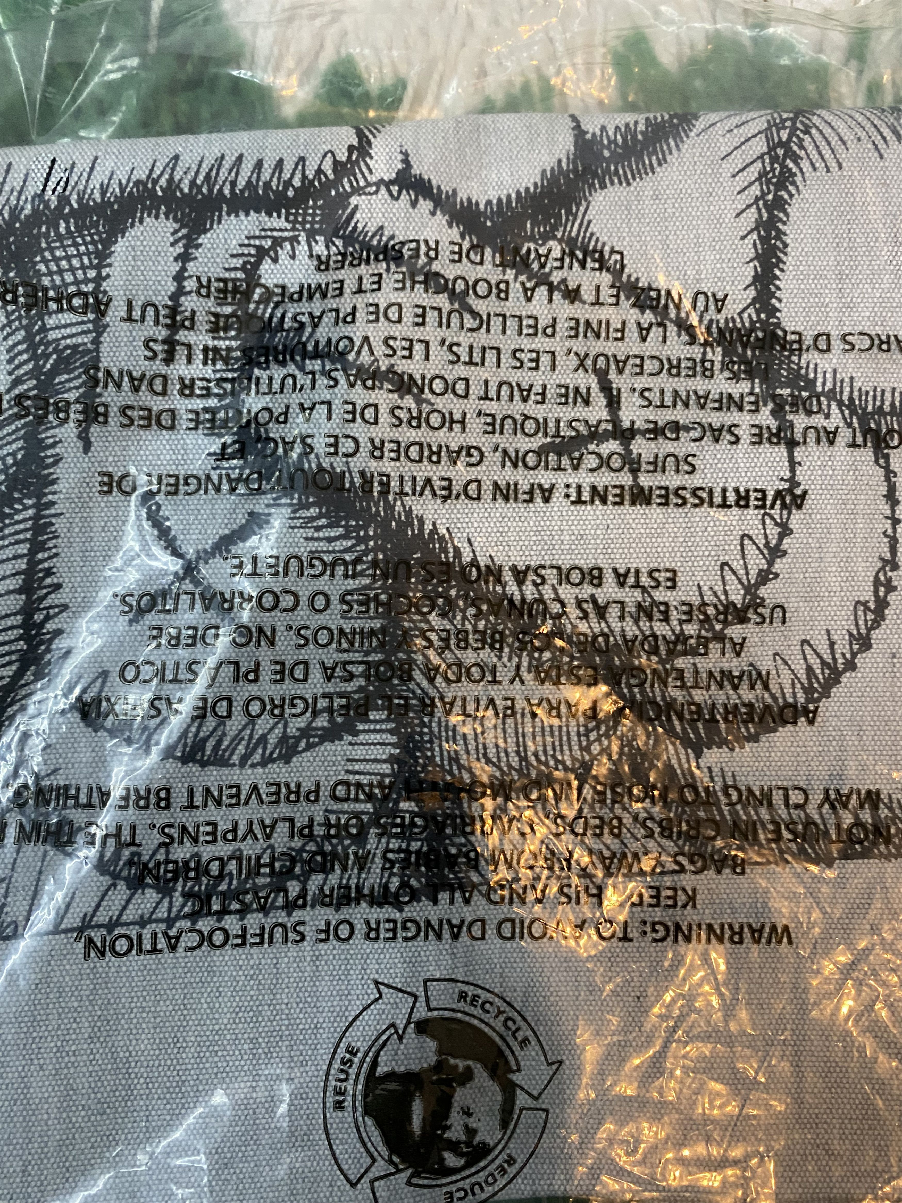 Kaws Tote (Grey) Size ONE SIZE - 5 Thumbnail
