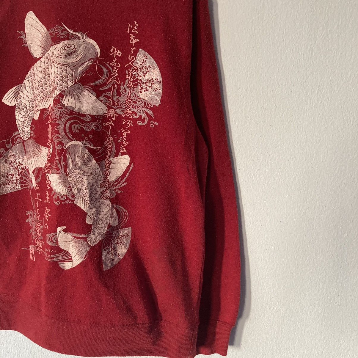 Japanese Brand Koi Fish By Japanese Designer Crewneck Size US L / EU 52-54 / 3 - 4 Thumbnail