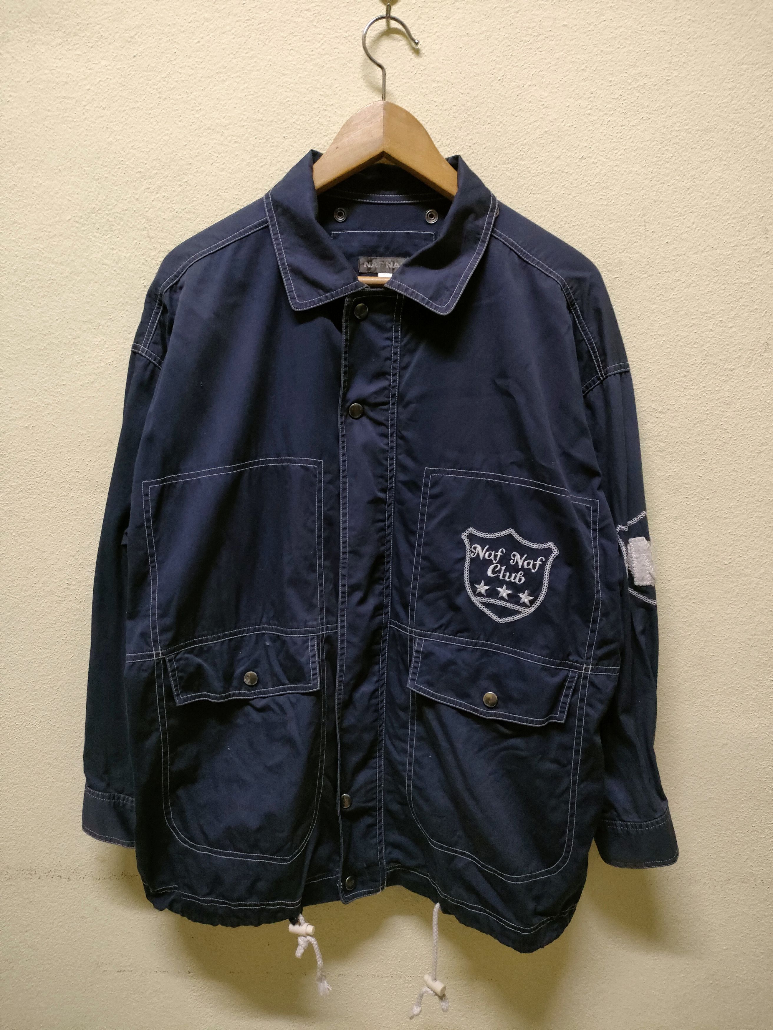 Japanese Brand × Vintage Naf Naf Embroidered Jacket Size US L / EU 52-54 / 3 - 1 Thumbnail