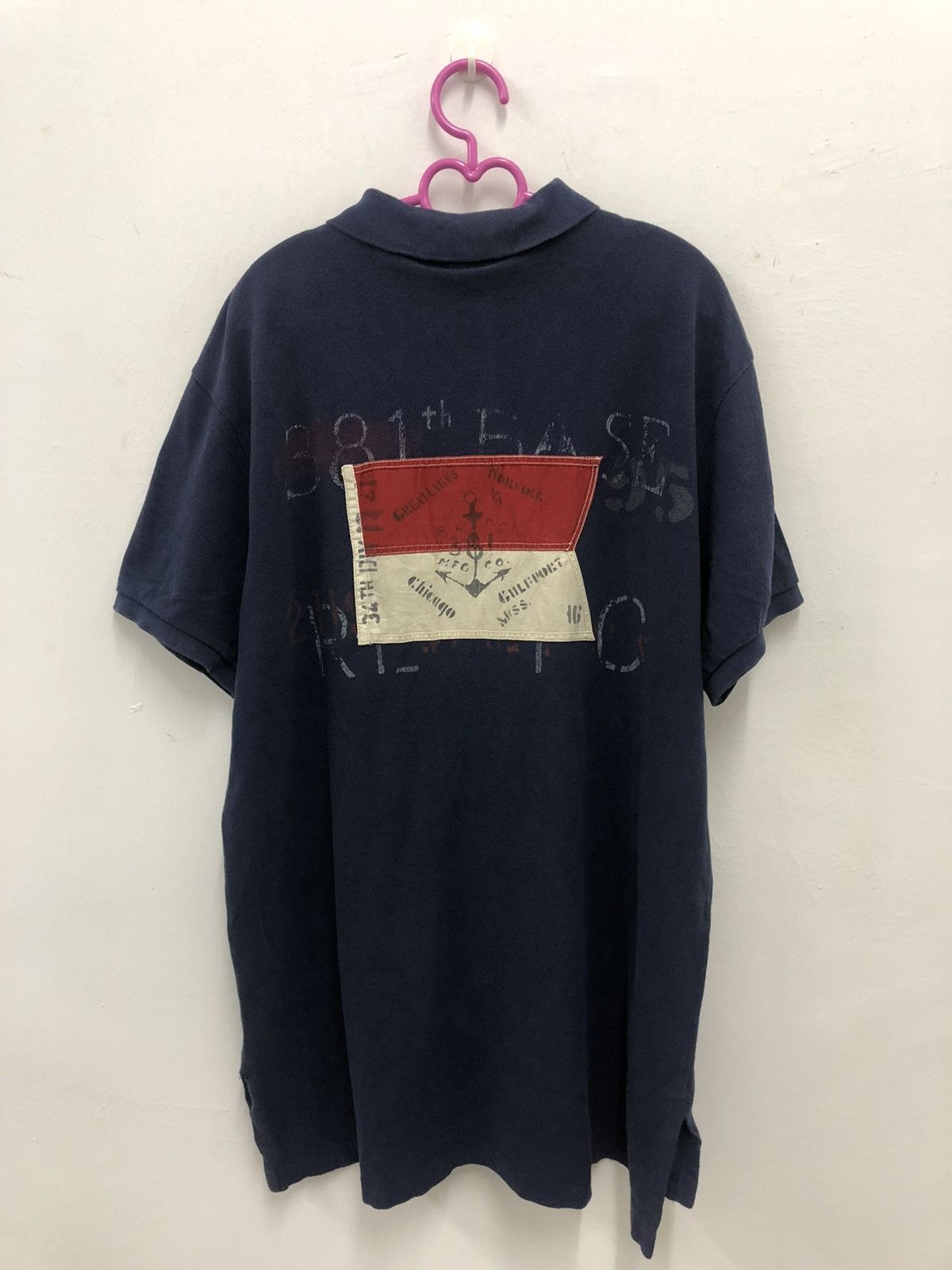 Polo Ralph Lauren Rare Vintage POLO RALPH LAUREN RL Naval Res Polo Shirt Size US L / EU 52-54 / 3 - 1 Thumbnail
