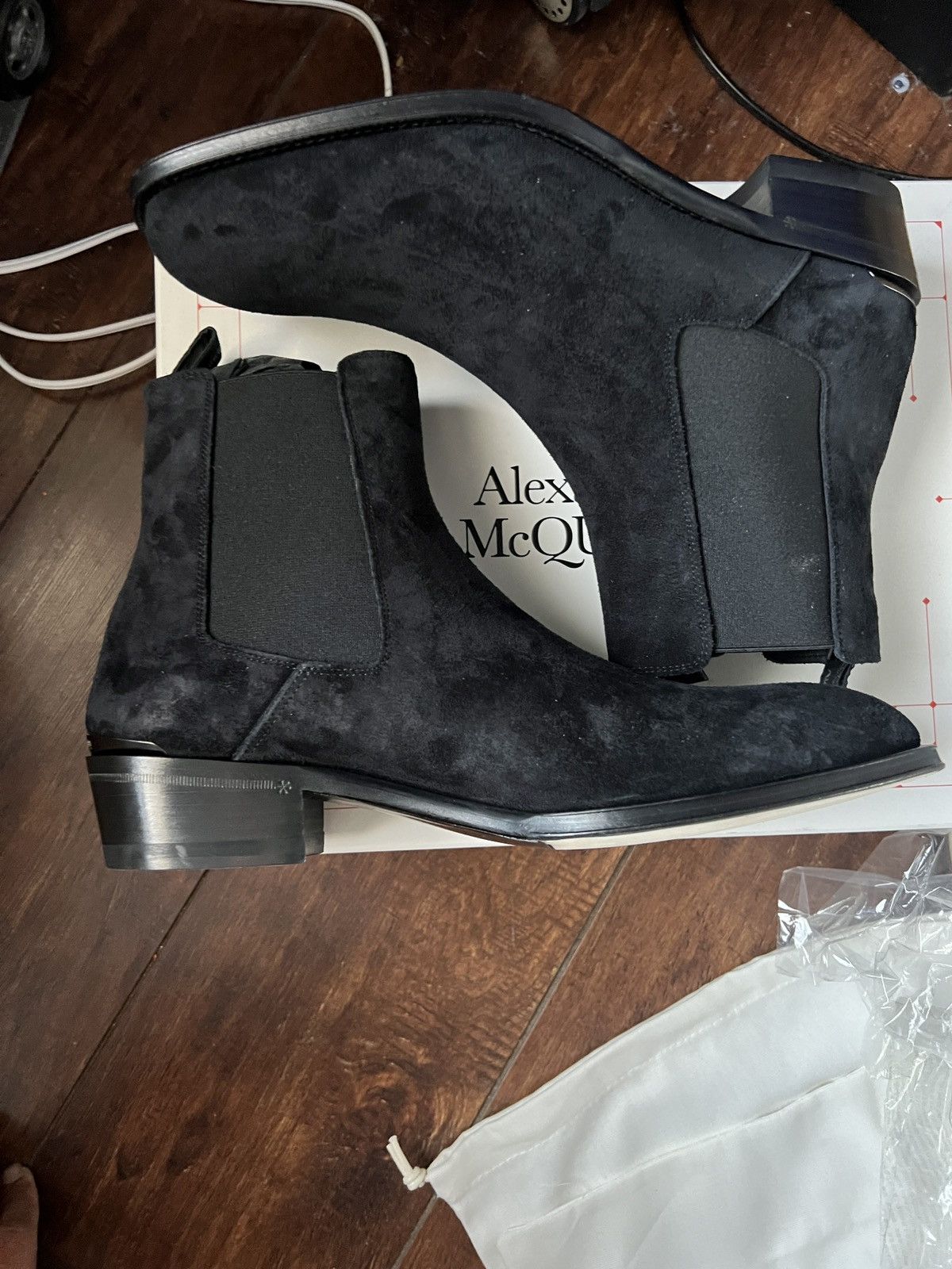 Alexander McQueen ALEXANDER MCQUEEN Black MICM Chelsea Boots Size US 10 / EU 43 - 7 Thumbnail