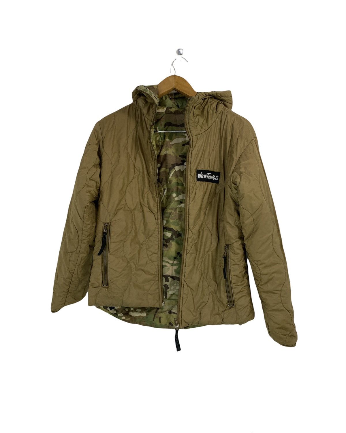 Wild Things Wild Things Quilted Reversible Camouflage Jacket Hoodie Size US S / EU 44-46 / 1 - 7 Thumbnail