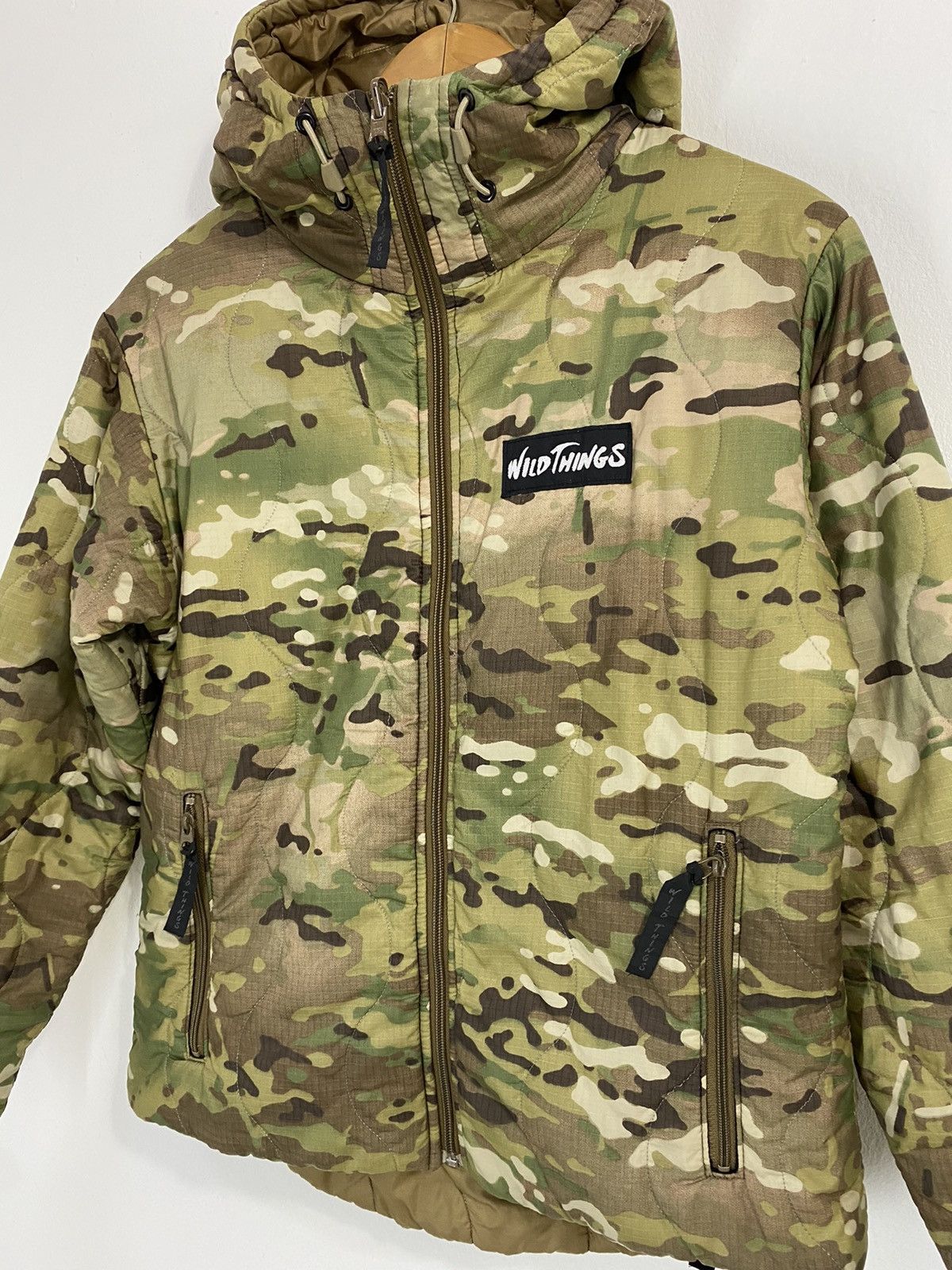 Wild Things Wild Things Quilted Reversible Camouflage Jacket Hoodie Size US S / EU 44-46 / 1 - 3 Thumbnail