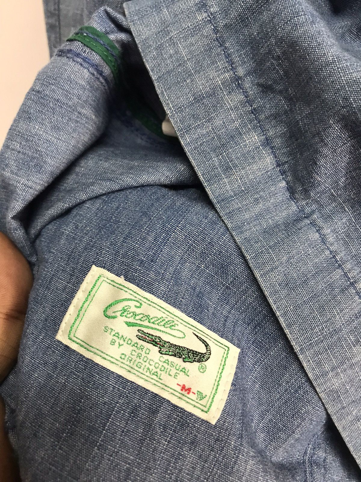 Japanese Brand × Vintage Vintage crocodile button up casual shirt Size US M / EU 48-50 / 2 - 5 Thumbnail