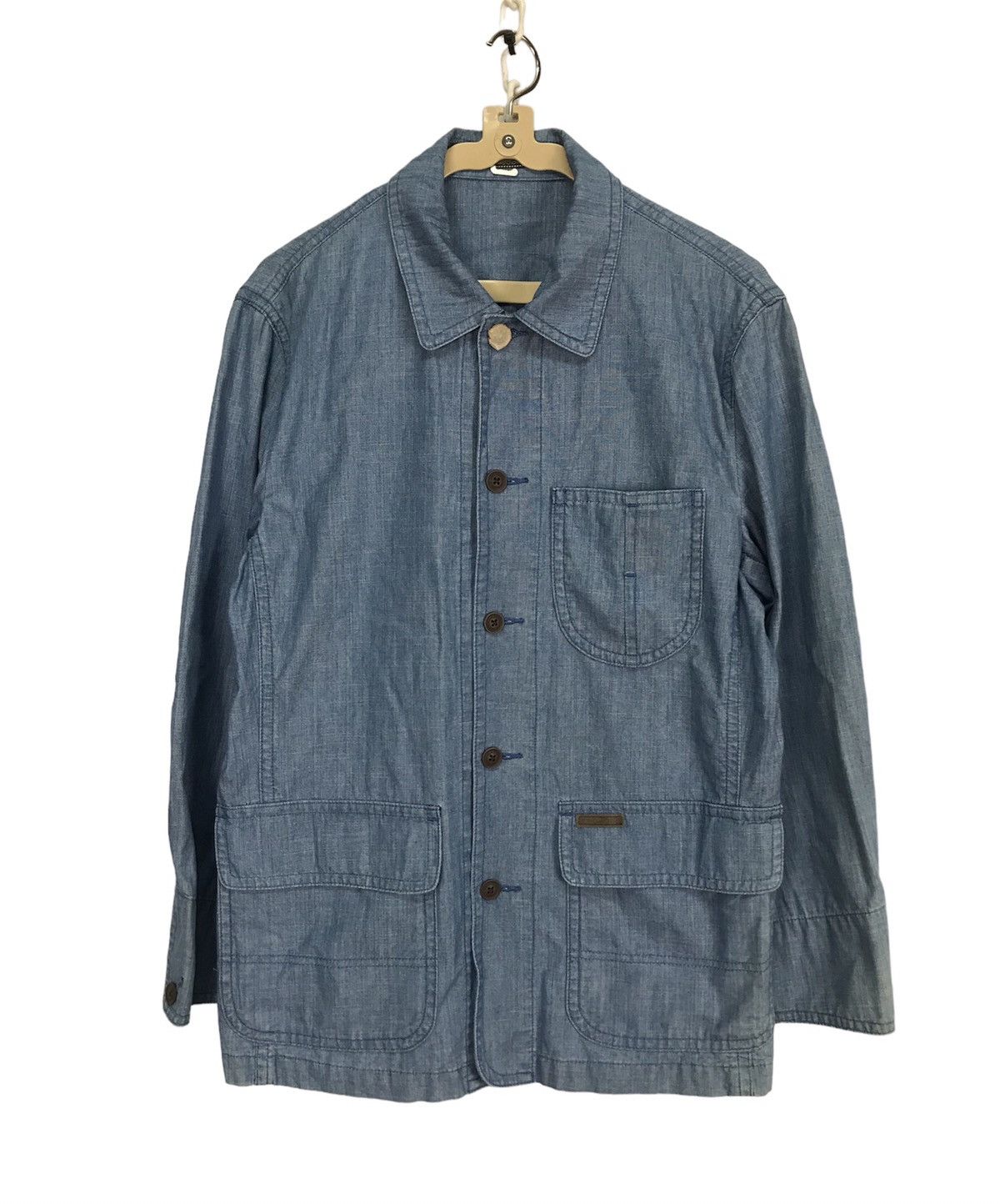 image of Vintage Crocodile Button Up Casual Shirt, Men's (Size Medium)