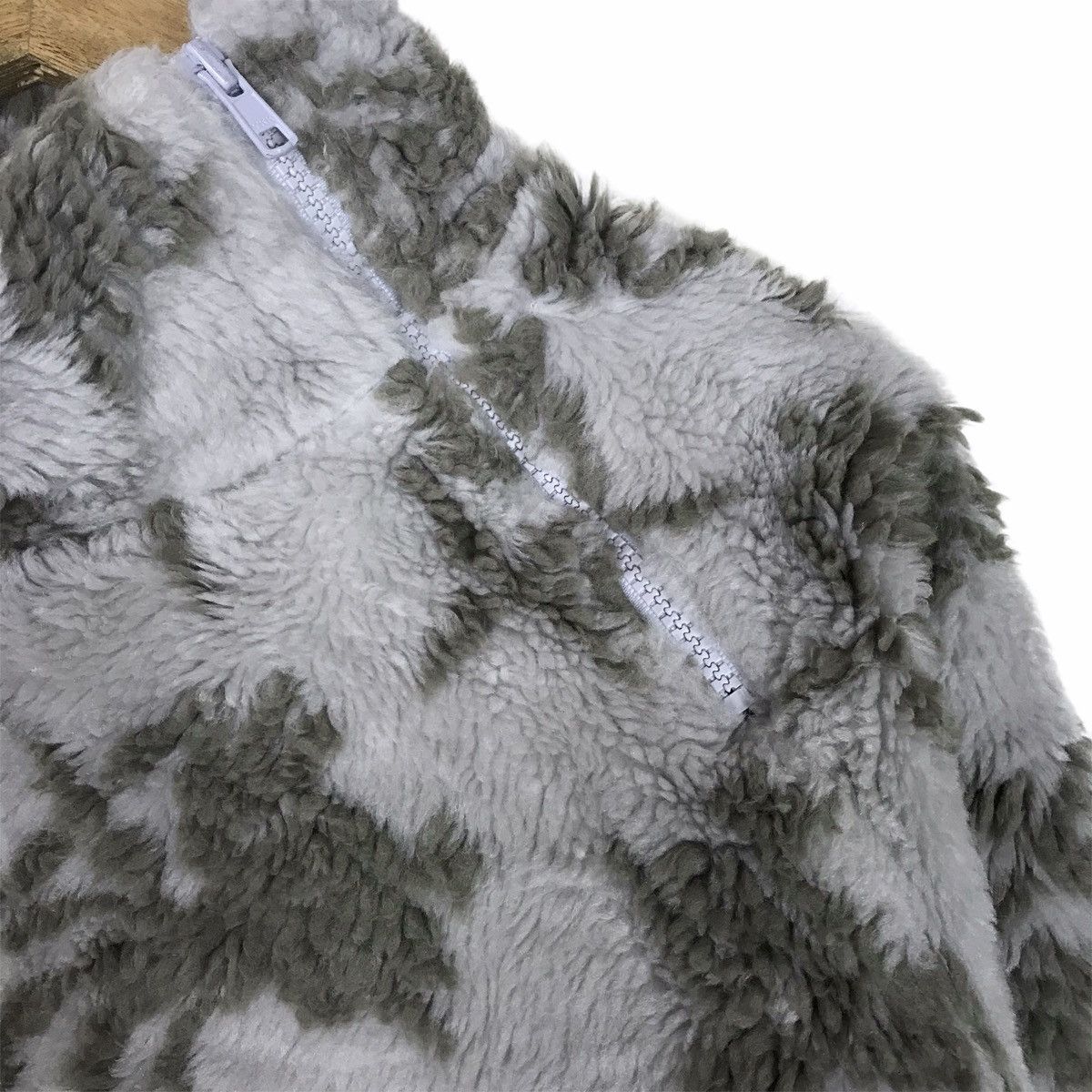 Salomon Vintage 90s SALOMON All Over Print Turtle Neck Fleece Size M / US 6-8 / IT 42-44 - 3 Thumbnail