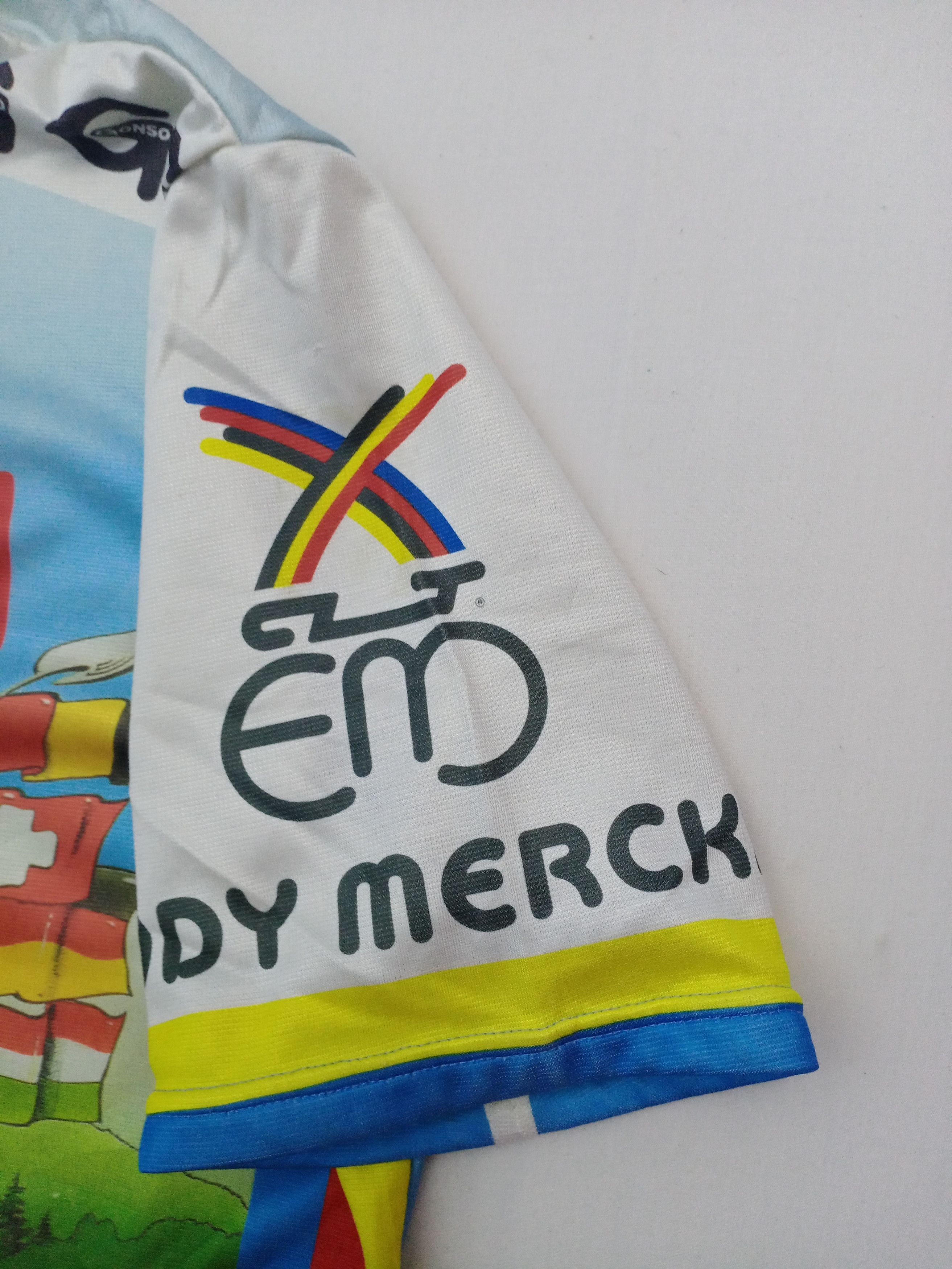 Bicycle × Vintage Vintage 70s Eddy Merckx Gonso Cycling Jersey Size US L / EU 52-54 / 3 - 4 Thumbnail