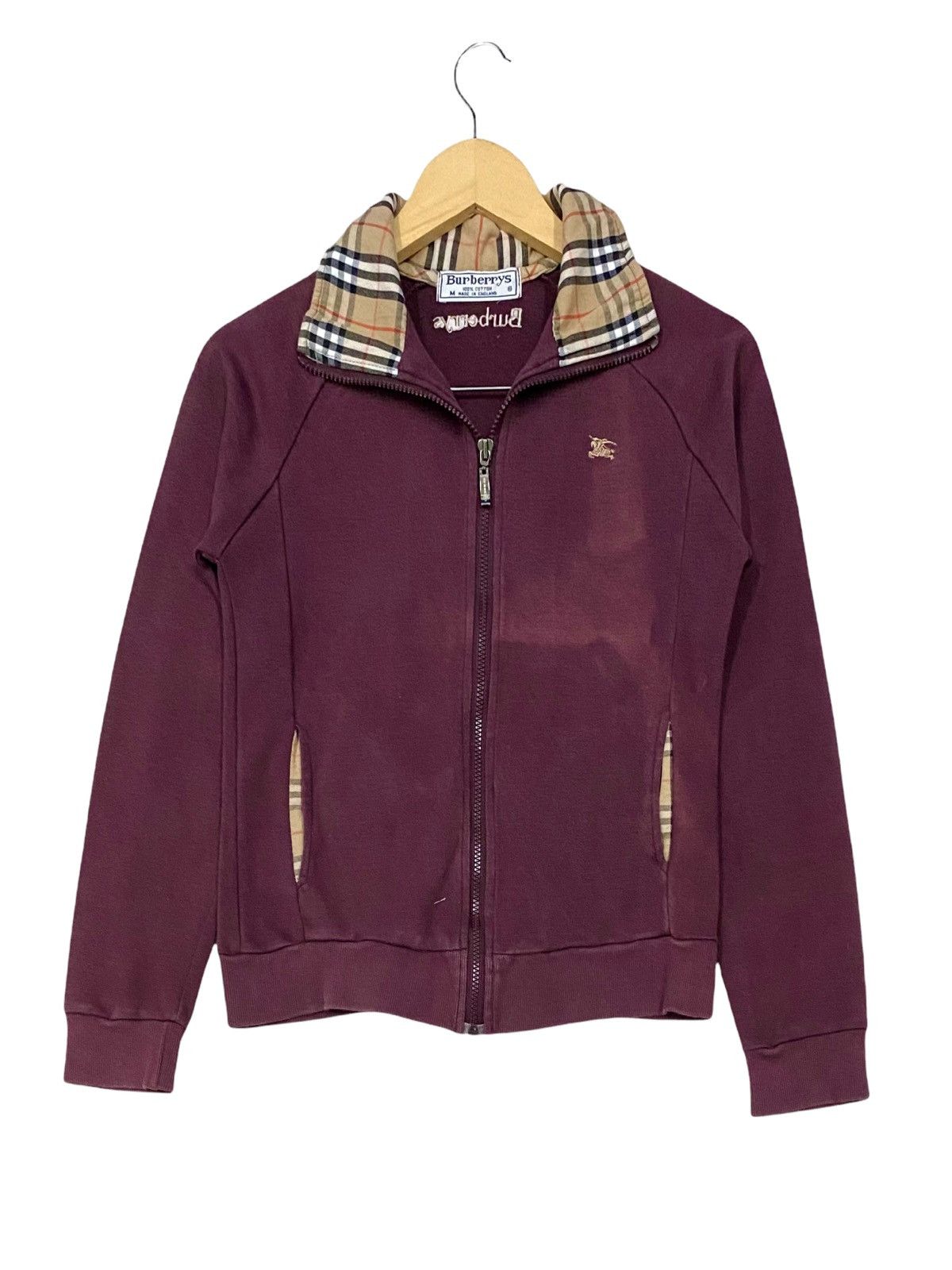 Burberry × Burberry Prorsum VTG BURBERRY’S NOVACHECK EMBROIDERY SPELLOUT FADED ENGLAND Size S / US 4 / IT 40 - 2 Thumbnail