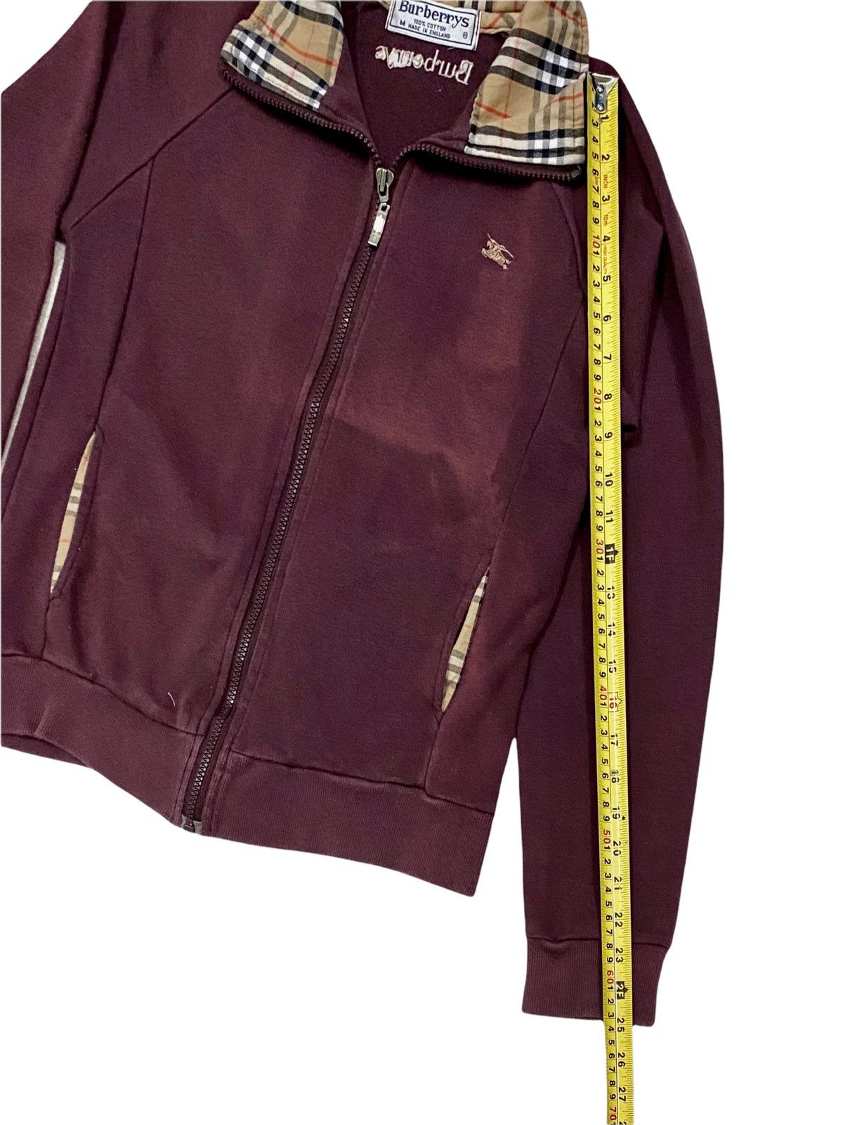 Burberry × Burberry Prorsum VTG BURBERRY’S NOVACHECK EMBROIDERY SPELLOUT FADED ENGLAND Size S / US 4 / IT 40 - 18 Thumbnail