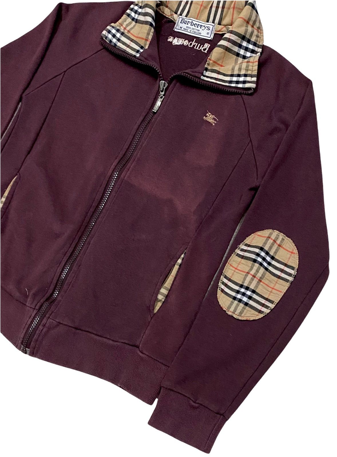 Burberry × Burberry Prorsum VTG BURBERRY’S NOVACHECK EMBROIDERY SPELLOUT FADED ENGLAND Size S / US 4 / IT 40 - 7 Thumbnail