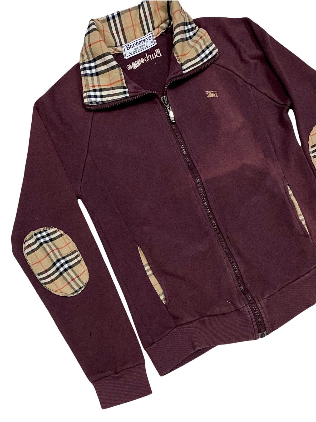 Burberry × Burberry Prorsum VTG BURBERRY’S NOVACHECK EMBROIDERY SPELLOUT FADED ENGLAND Size S / US 4 / IT 40 - 8 Thumbnail