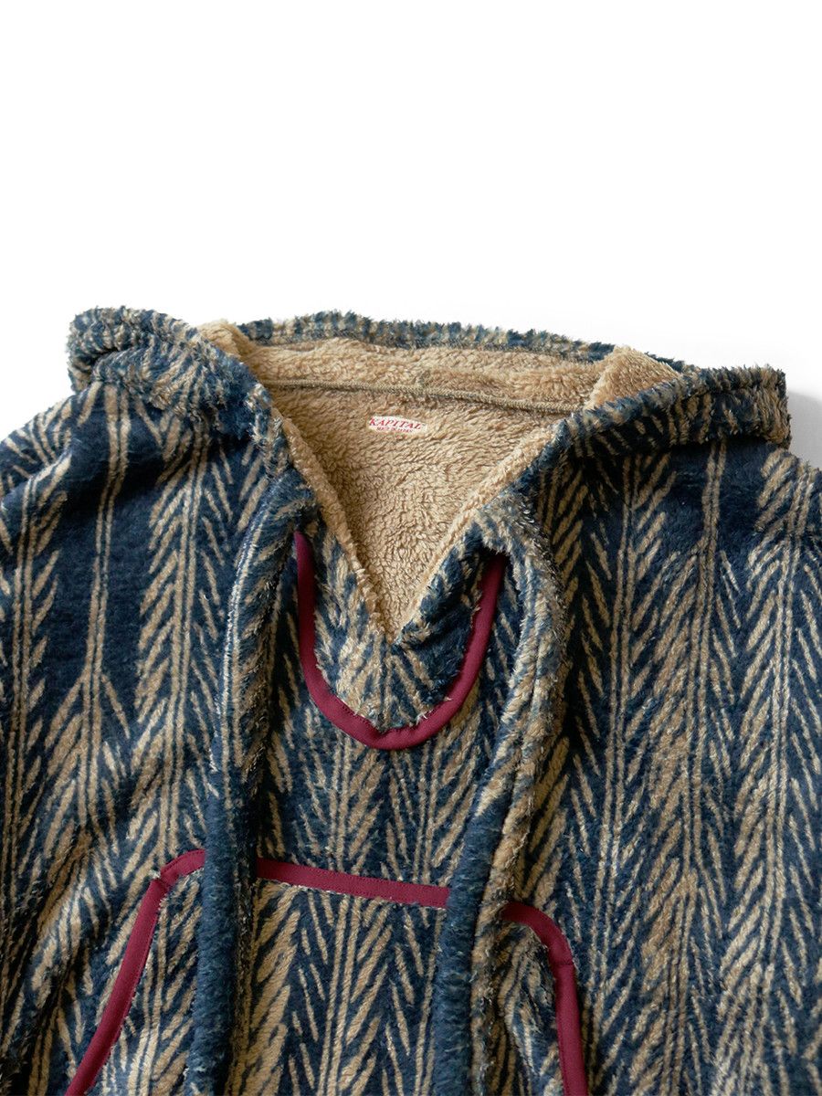 Kapital Kapital JAVA-YABANE Printed Fleece Baha Hoodie Size US L / EU 52-54 / 3 - 6 Thumbnail