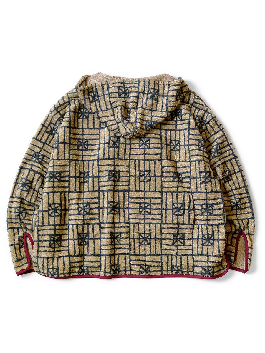 Kapital Kapital FOLK DOMINO Printed Fleece Baha Hoodie Size US L / EU 52-54 / 3 - 4 Thumbnail