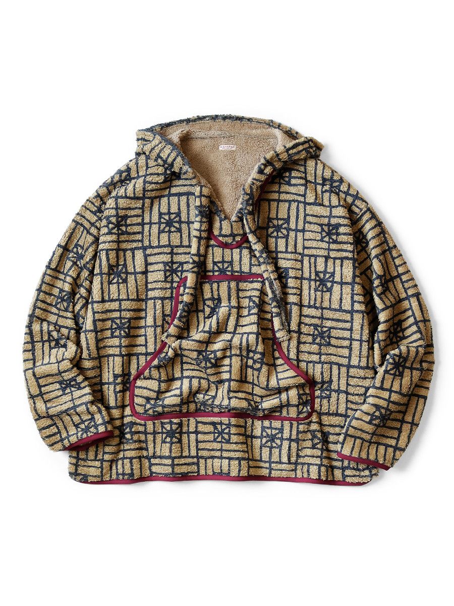 Kapital Kapital FOLK DOMINO Printed Fleece Baha Hoodie Size US L / EU 52-54 / 3 - 1 Thumbnail