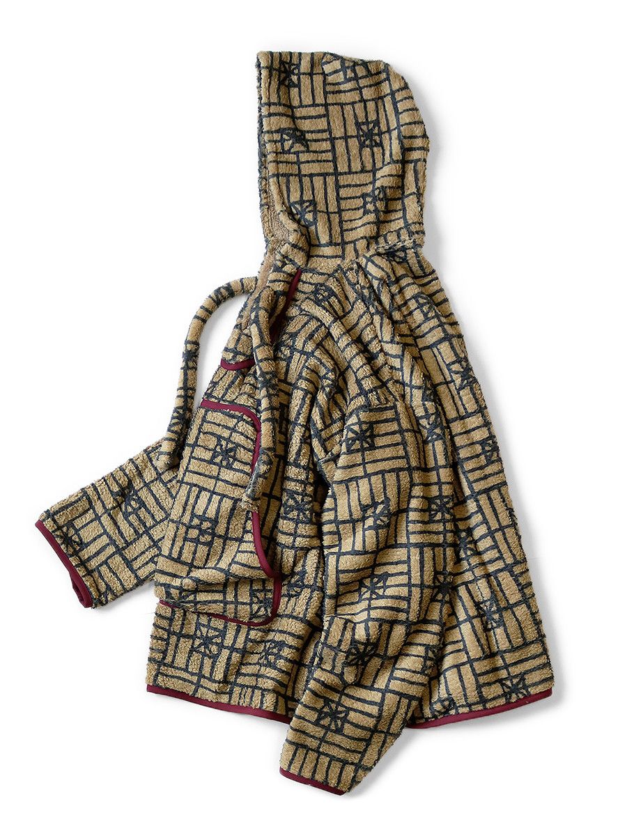 Kapital Kapital FOLK DOMINO Printed Fleece Baha Hoodie Size US L / EU 52-54 / 3 - 3 Thumbnail